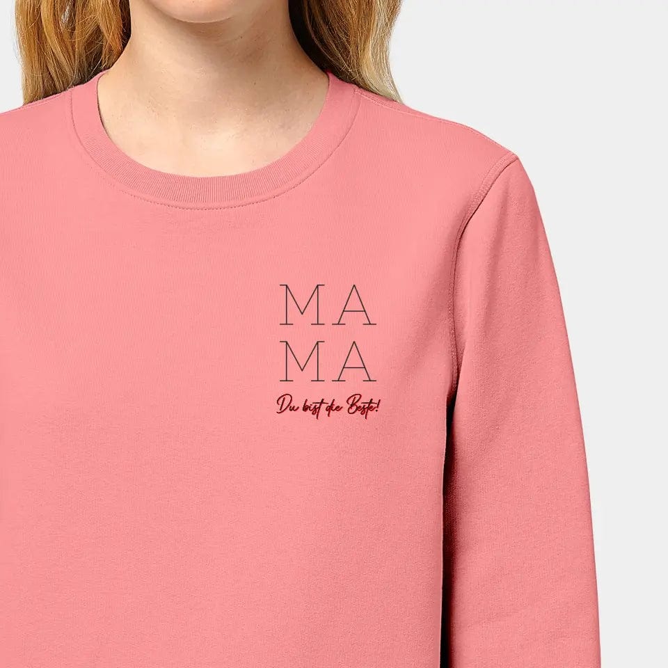 TeeInBlue Sweatshirt "Mama" Stanley/Stella Roller / canyon pink / 3XL - aus nachhaltiger und fairer Produktion