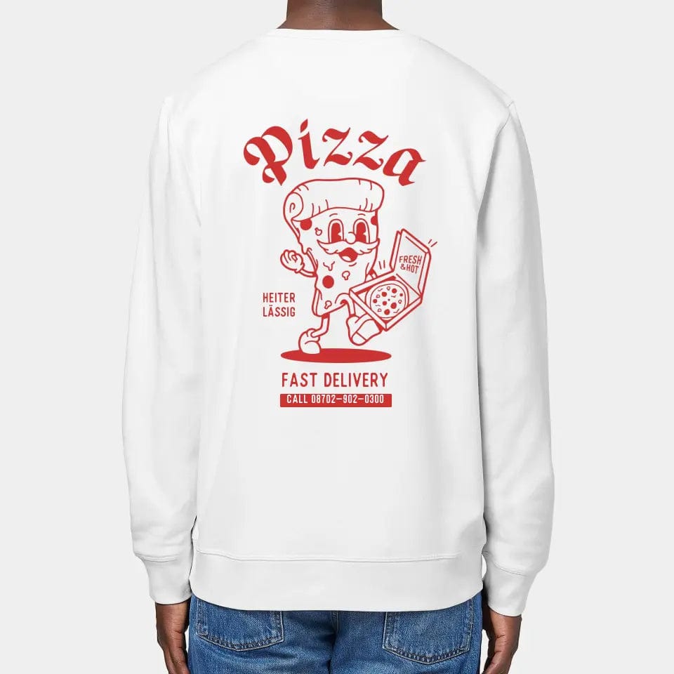 TeeInBlue Sweatshirt "Pizza" - aus nachhaltiger und fairer Produktion