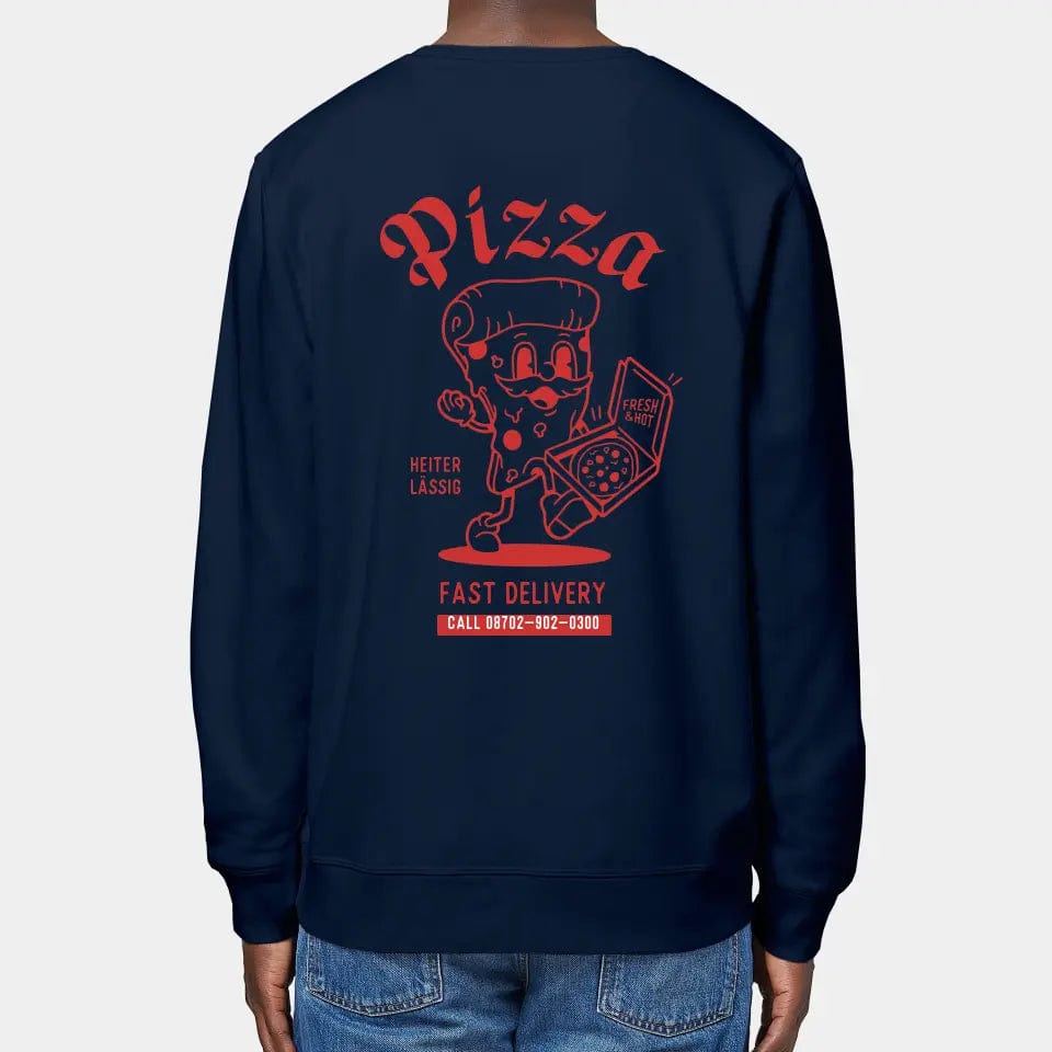 TeeInBlue Sweatshirt "Pizza" - aus nachhaltiger und fairer Produktion