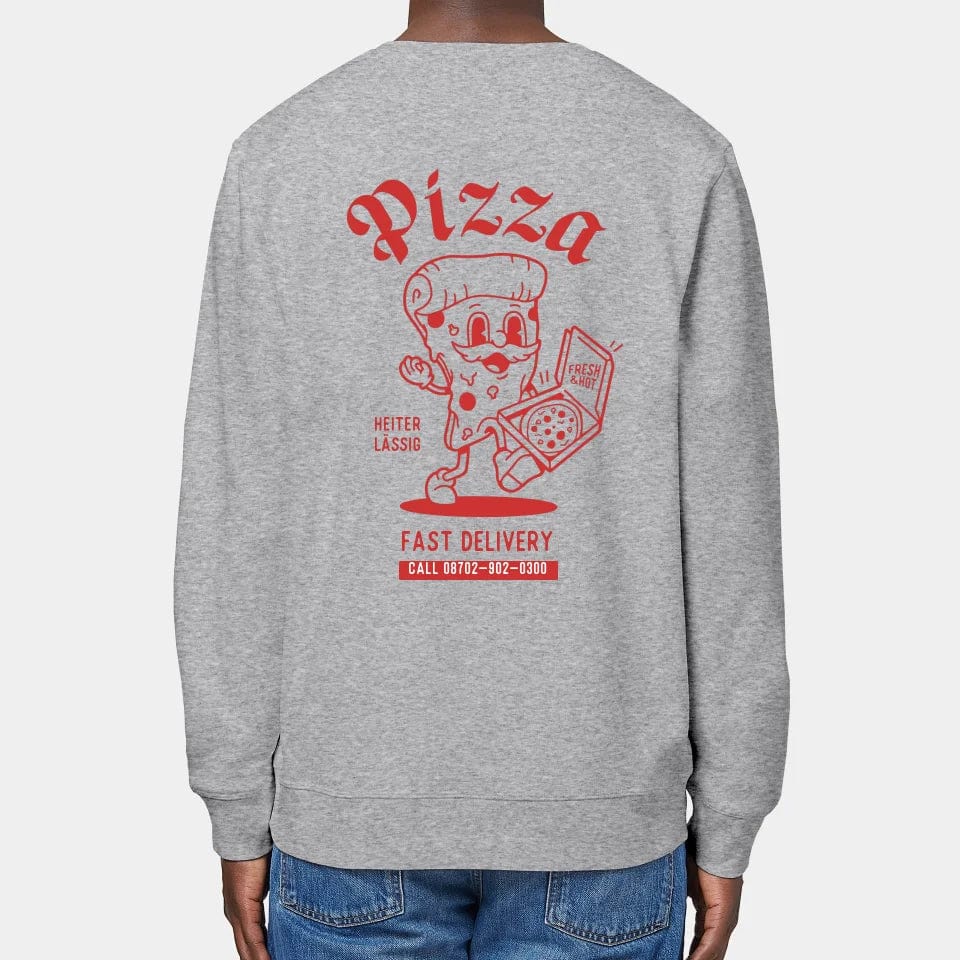 TeeInBlue Sweatshirt "Pizza" - aus nachhaltiger und fairer Produktion