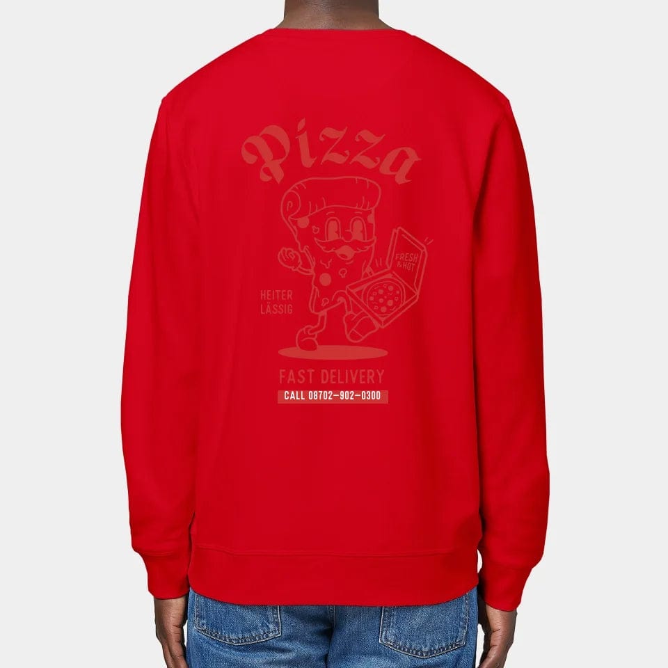 TeeInBlue Sweatshirt "Pizza" - aus nachhaltiger und fairer Produktion