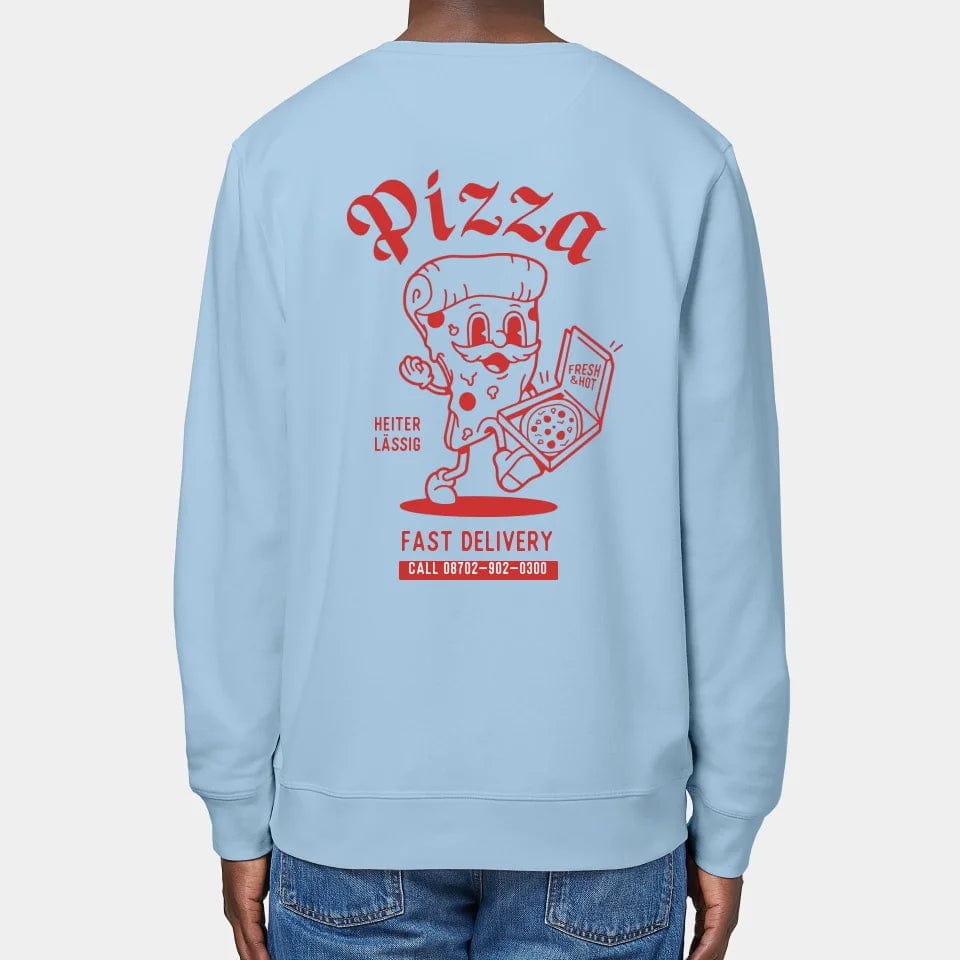 TeeInBlue Sweatshirt "Pizza" - aus nachhaltiger und fairer Produktion