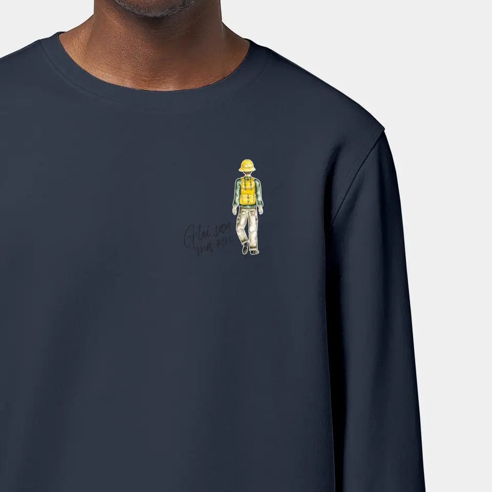 TeeInBlue Sweatshirt "Wanderer" Stanley/Stella Roller / india ink grey / XXS - aus nachhaltiger und fairer Produktion