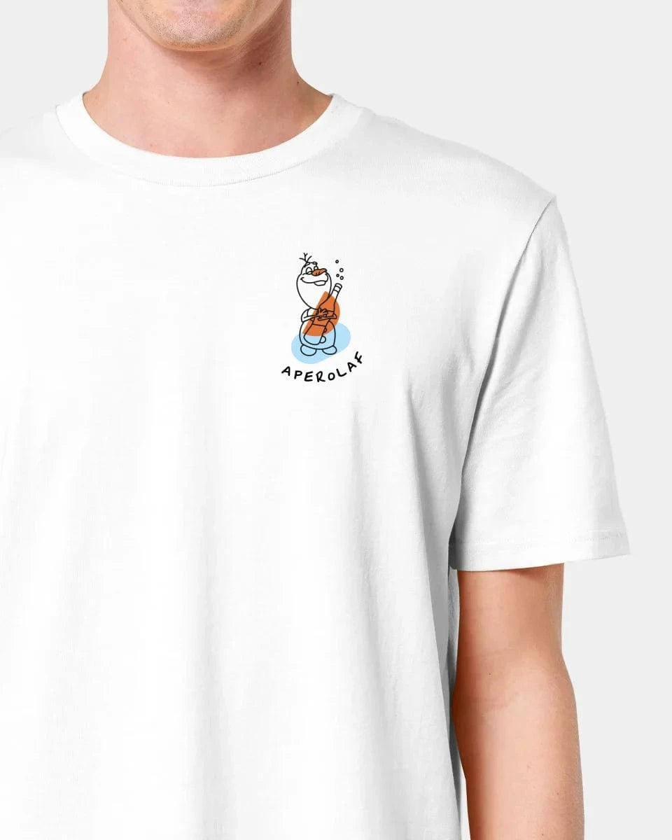 Schmidt Digitaldruck GmbH T-Shirt "Aperolaf" Unisex / Weiß / XXS - aus nachhaltiger und fairer Produktion