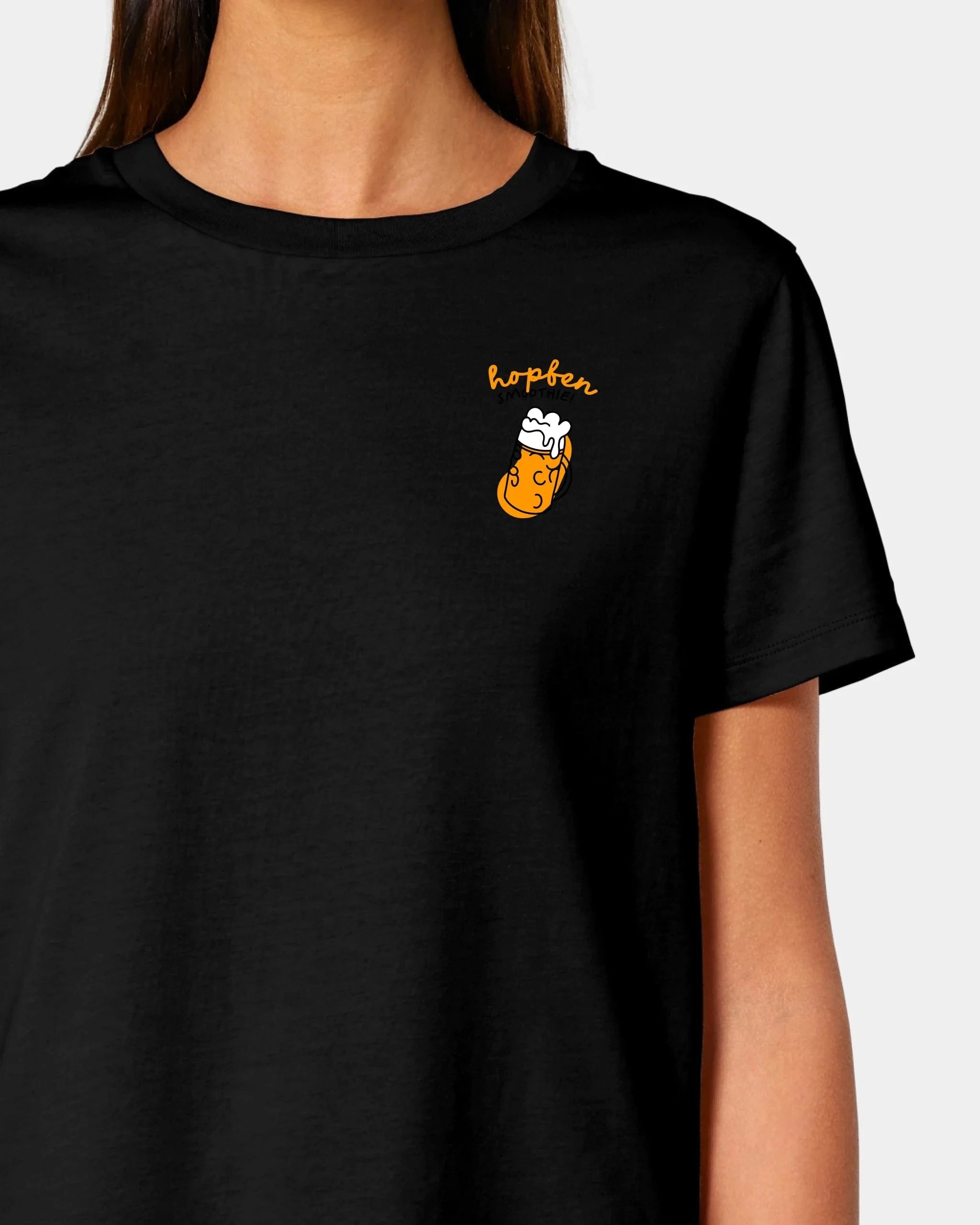 Schmidt Digitaldruck GmbH T-Shirt "Bier" Damen / Schwarz / XS - aus nachhaltiger und fairer Produktion