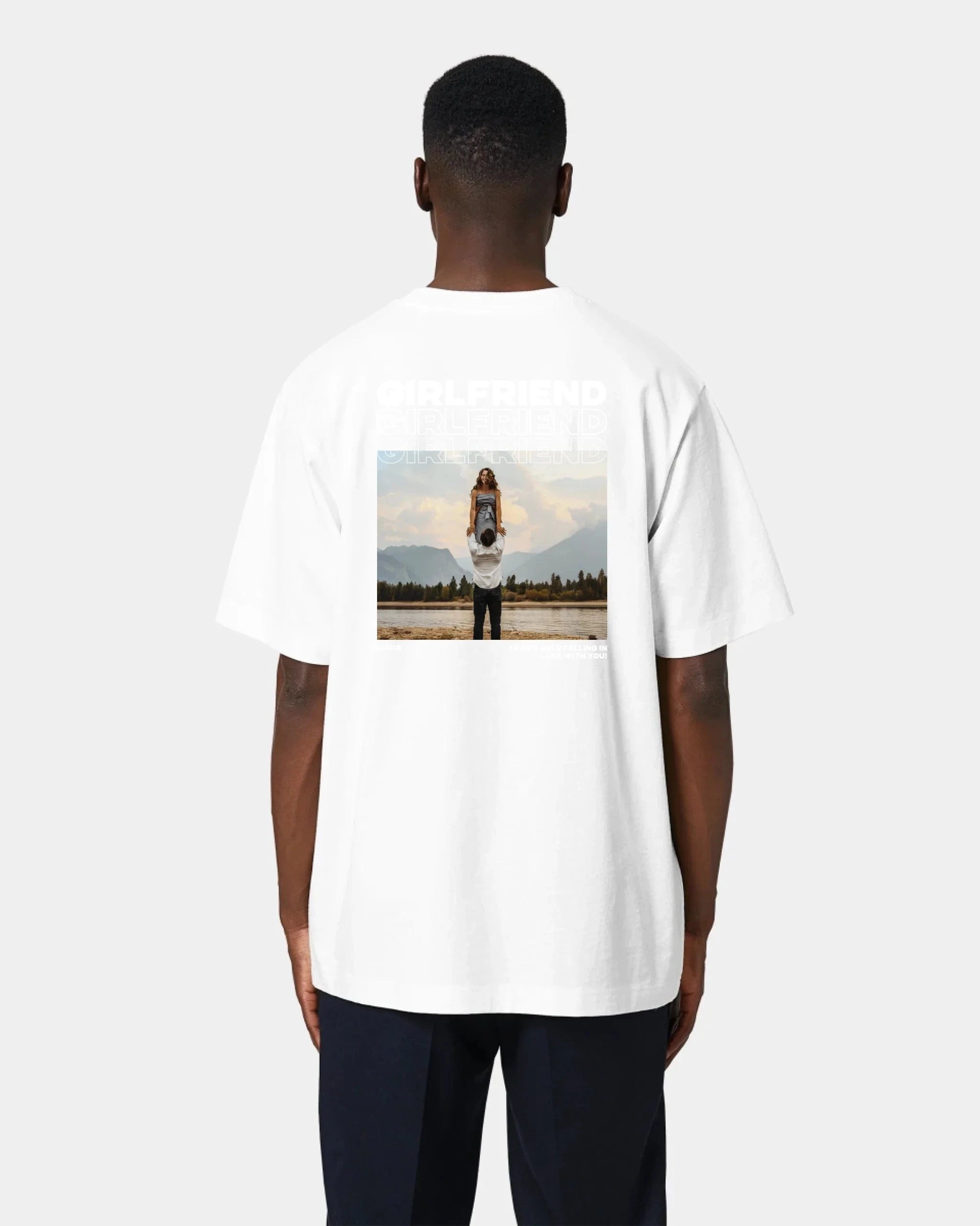 Schmidt Digitaldruck GmbH T-Shirt "Couple" Oversized / Weiß / S - aus nachhaltiger und fairer Produktion