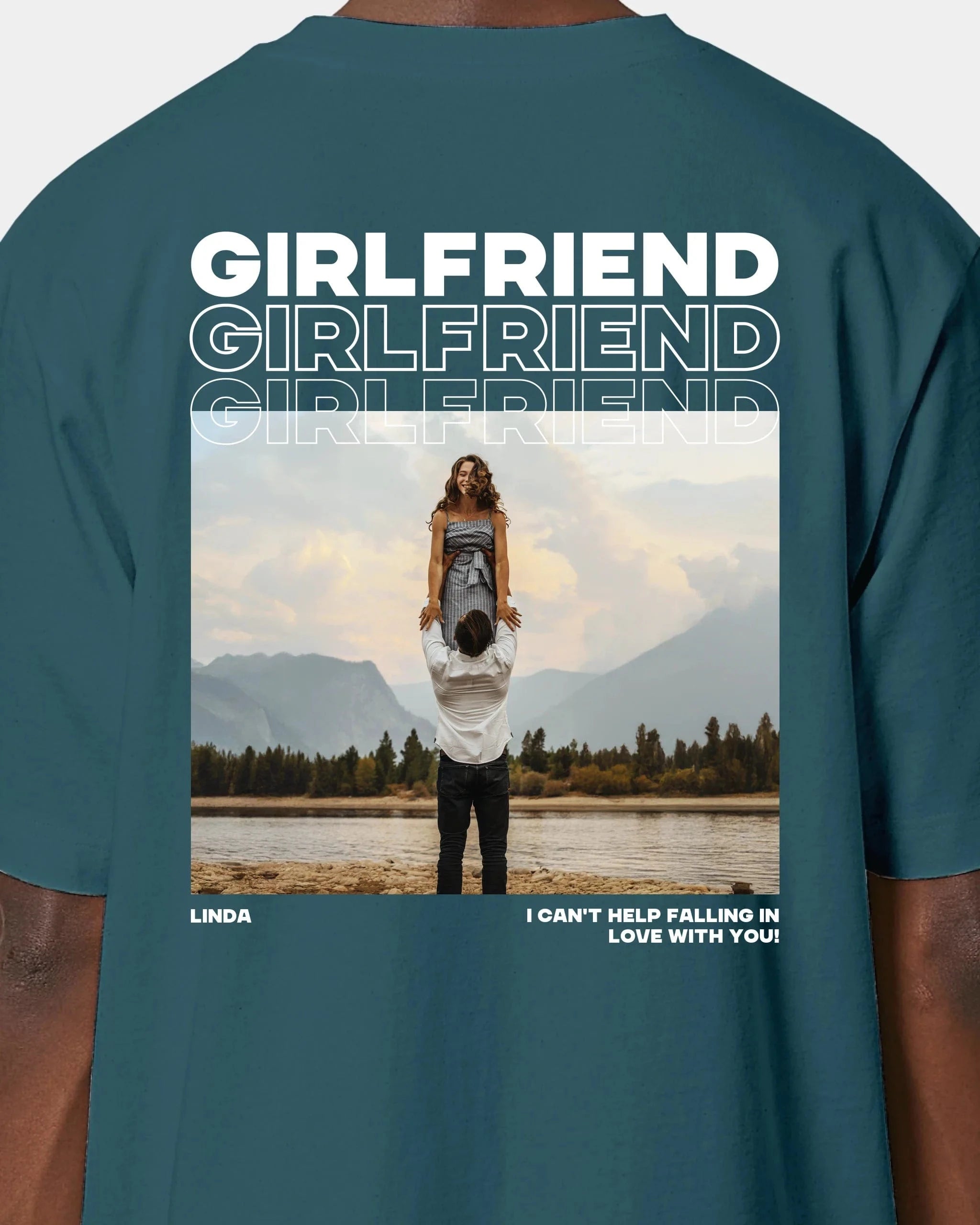 Schmidt Digitaldruck GmbH T-Shirt "Couple" Oversized / Stargazer / XXS - aus nachhaltiger und fairer Produktion