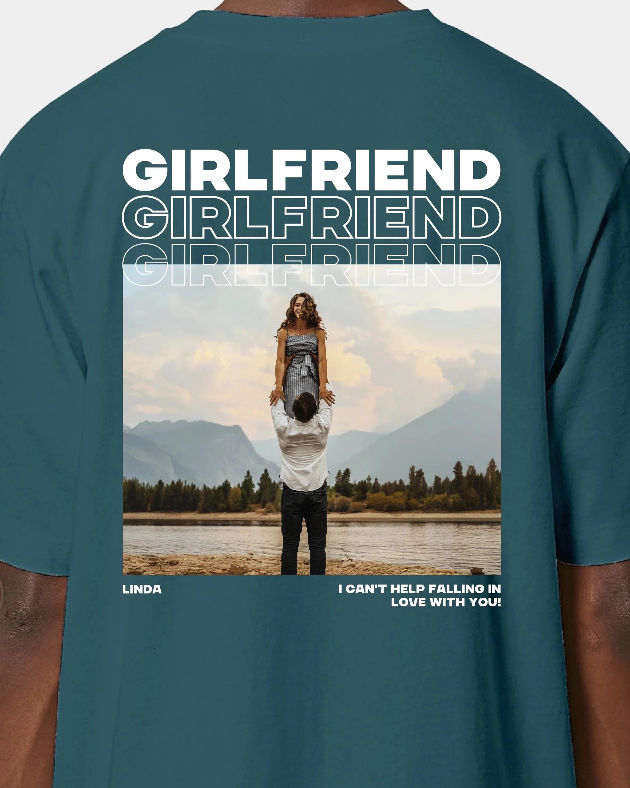 Schmidt Digitaldruck GmbH T-Shirt "Couple" Oversized / Stargazer / XXS - aus nachhaltiger und fairer Produktion