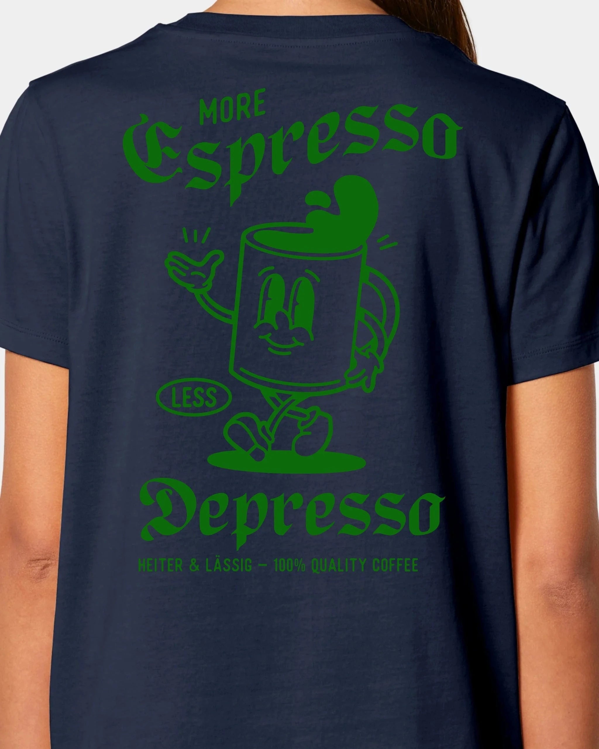 Schmidt Digitaldruck GmbH T-Shirt "Espresso" Damen / French Navy / XS - aus nachhaltiger und fairer Produktion