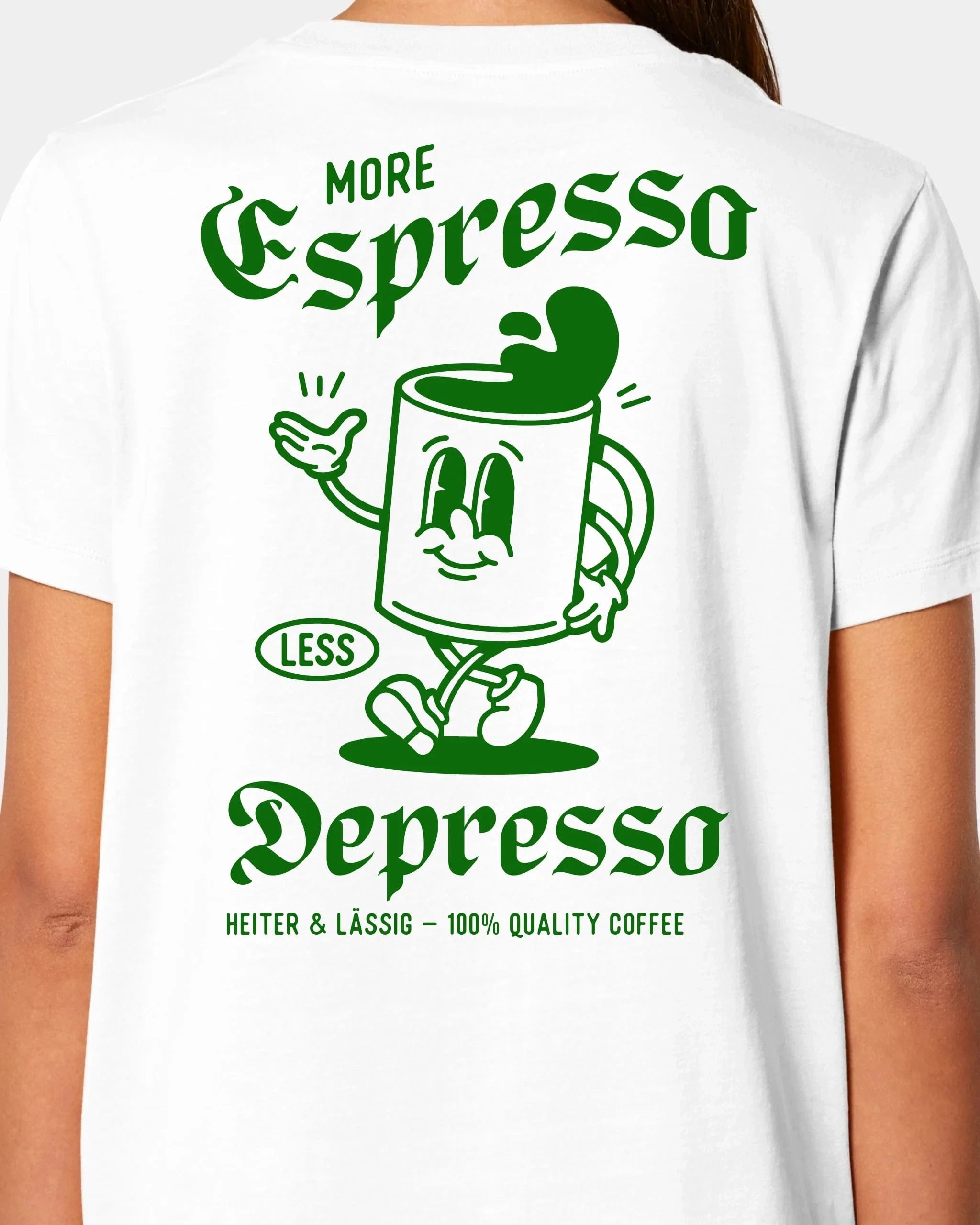 Schmidt Digitaldruck GmbH T-Shirt "Espresso" Damen / Weiß / XS - aus nachhaltiger und fairer Produktion