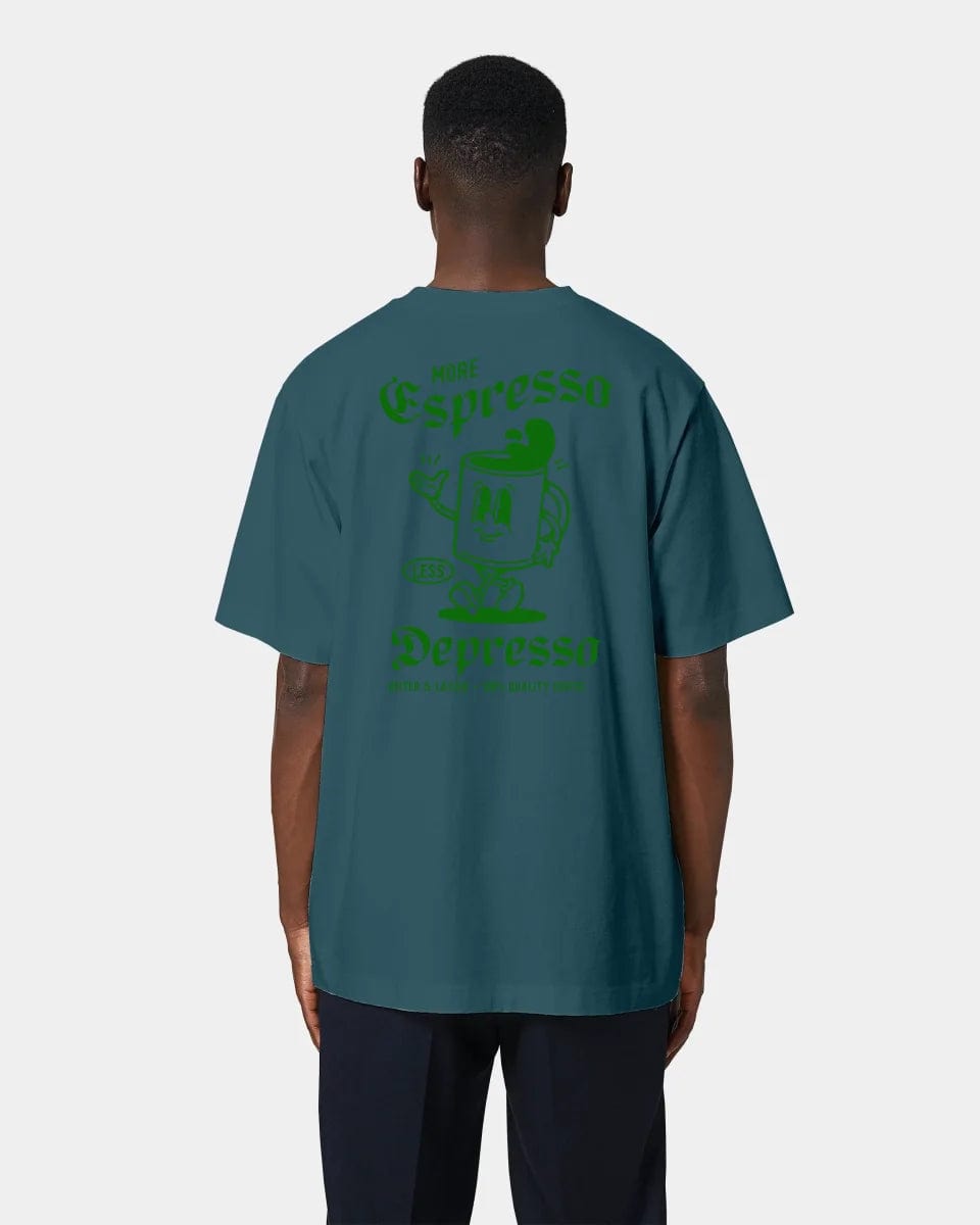 HEITER & LÄSSIG T-Shirt "Espresso" Oversized / Stargazer / XXS - aus nachhaltiger und fairer Produktion