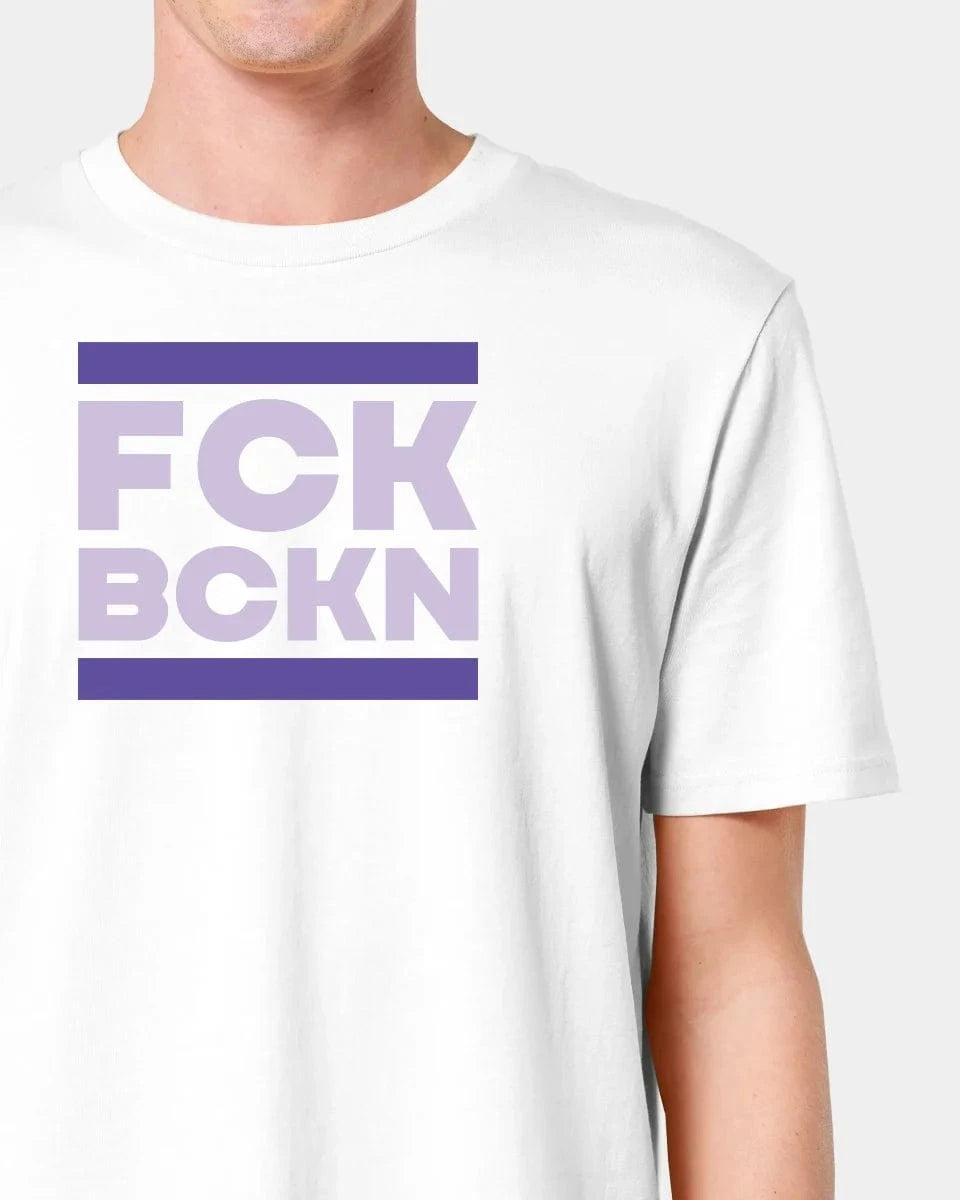 Schmidt Digitaldruck GmbH T-Shirt "FCK BCKN" Unisex / Weiß / XXS - aus nachhaltiger und fairer Produktion