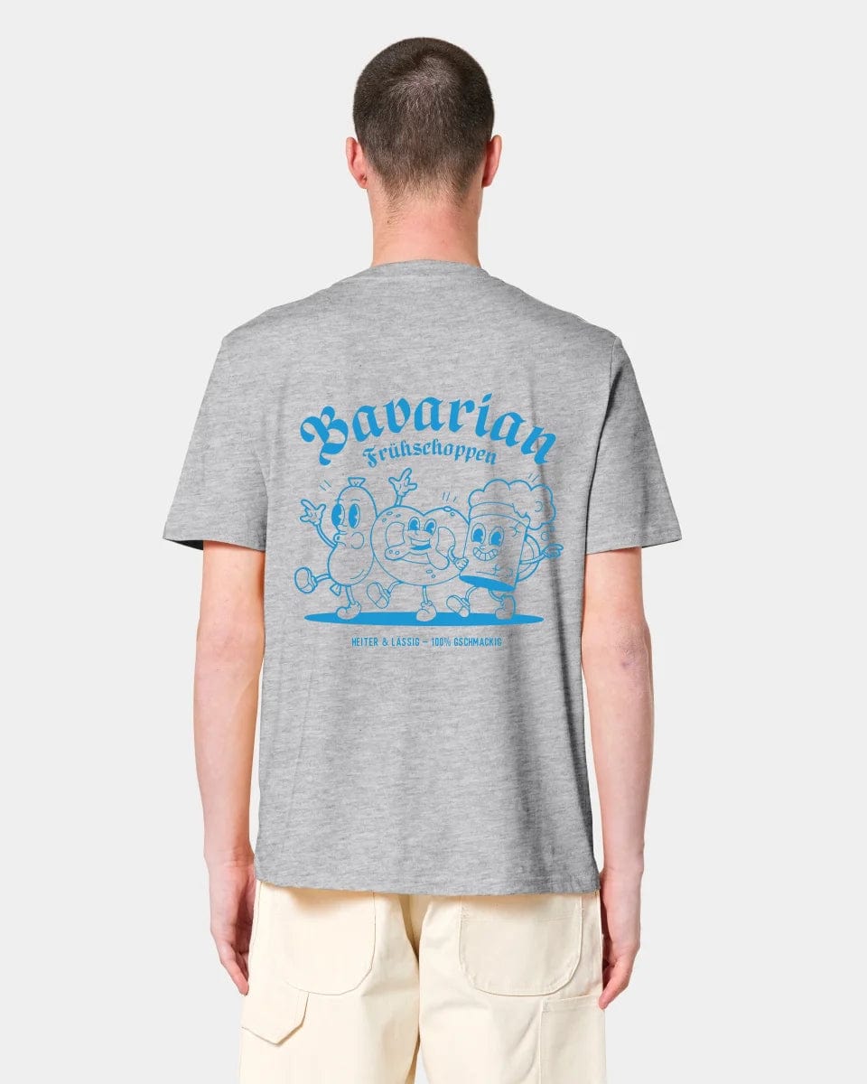 HEITER & LÄSSIG T-Shirt "Frühschoppen" Unisex / Heather Grey / XXS - aus nachhaltiger und fairer Produktion