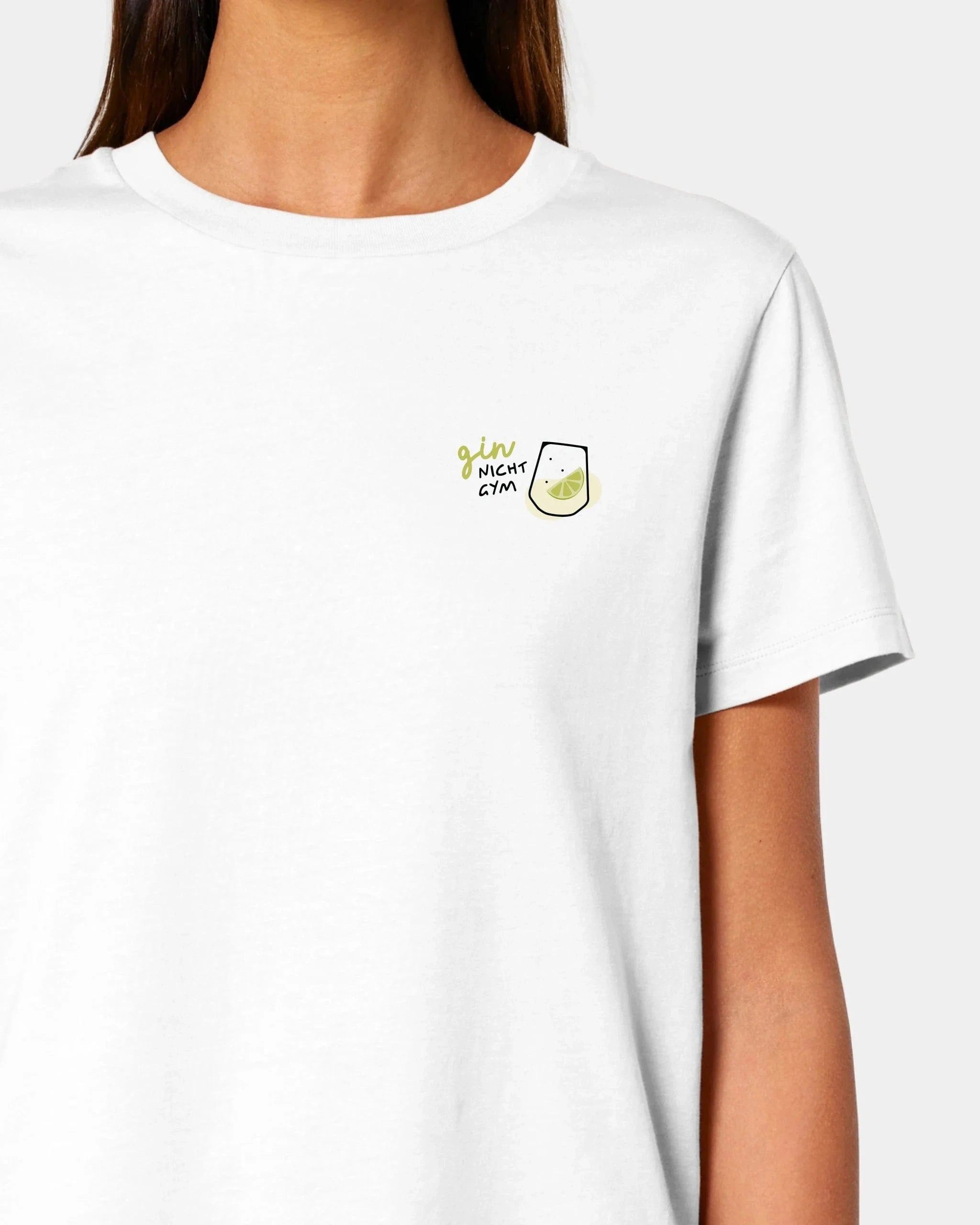 Schmidt Digitaldruck GmbH T-Shirt "Gin" Damen / Weiß / XS - aus nachhaltiger und fairer Produktion