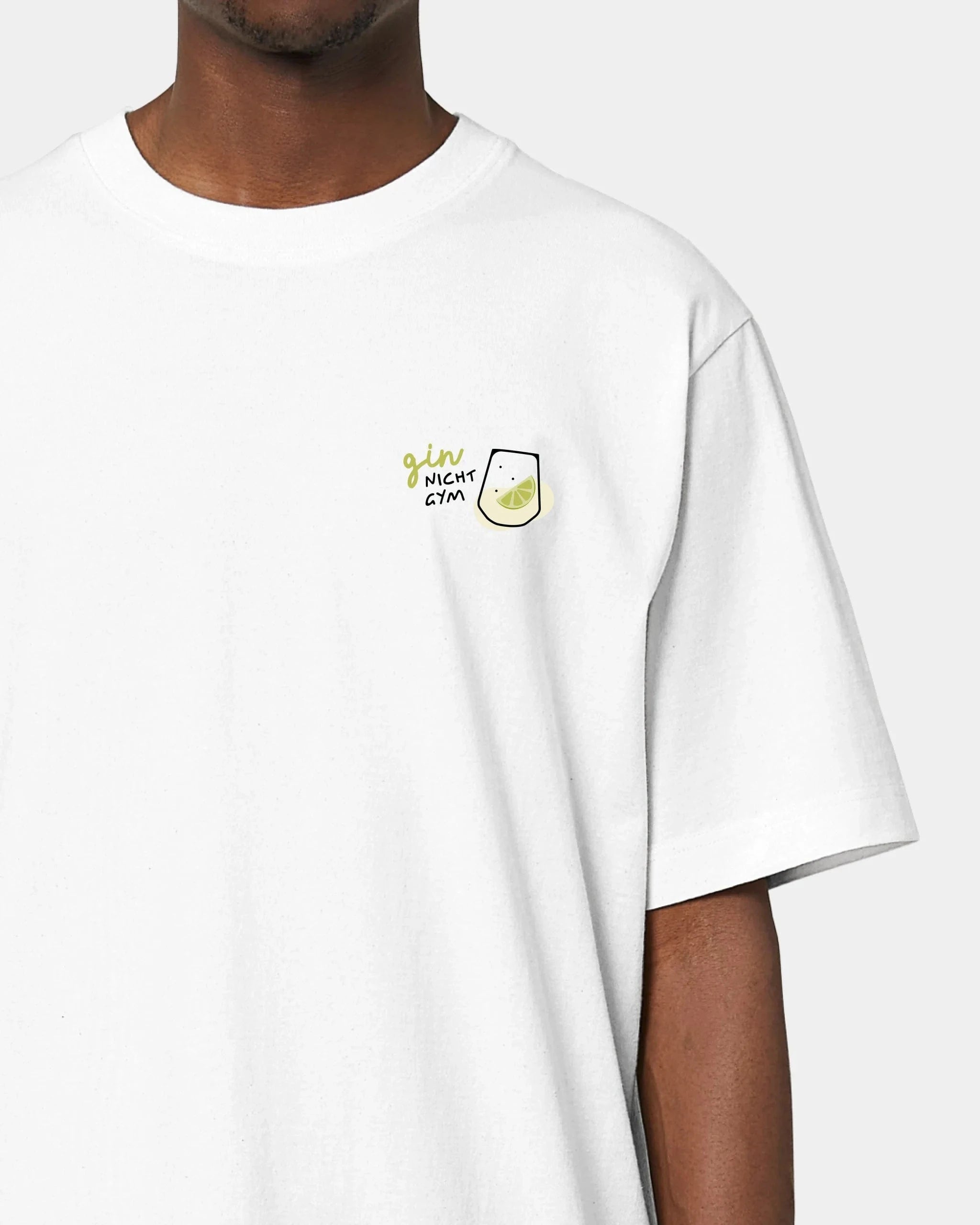 Schmidt Digitaldruck GmbH T-Shirt "Gin" Oversized / Weiß / XXS - aus nachhaltiger und fairer Produktion