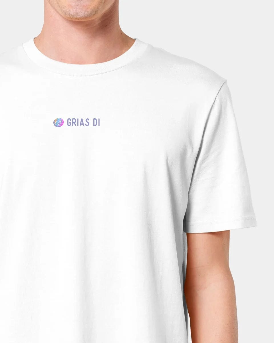 Projekt T-Shirt "Grias di" Unisex / Weiß / XXS - aus nachhaltiger und fairer Produktion
