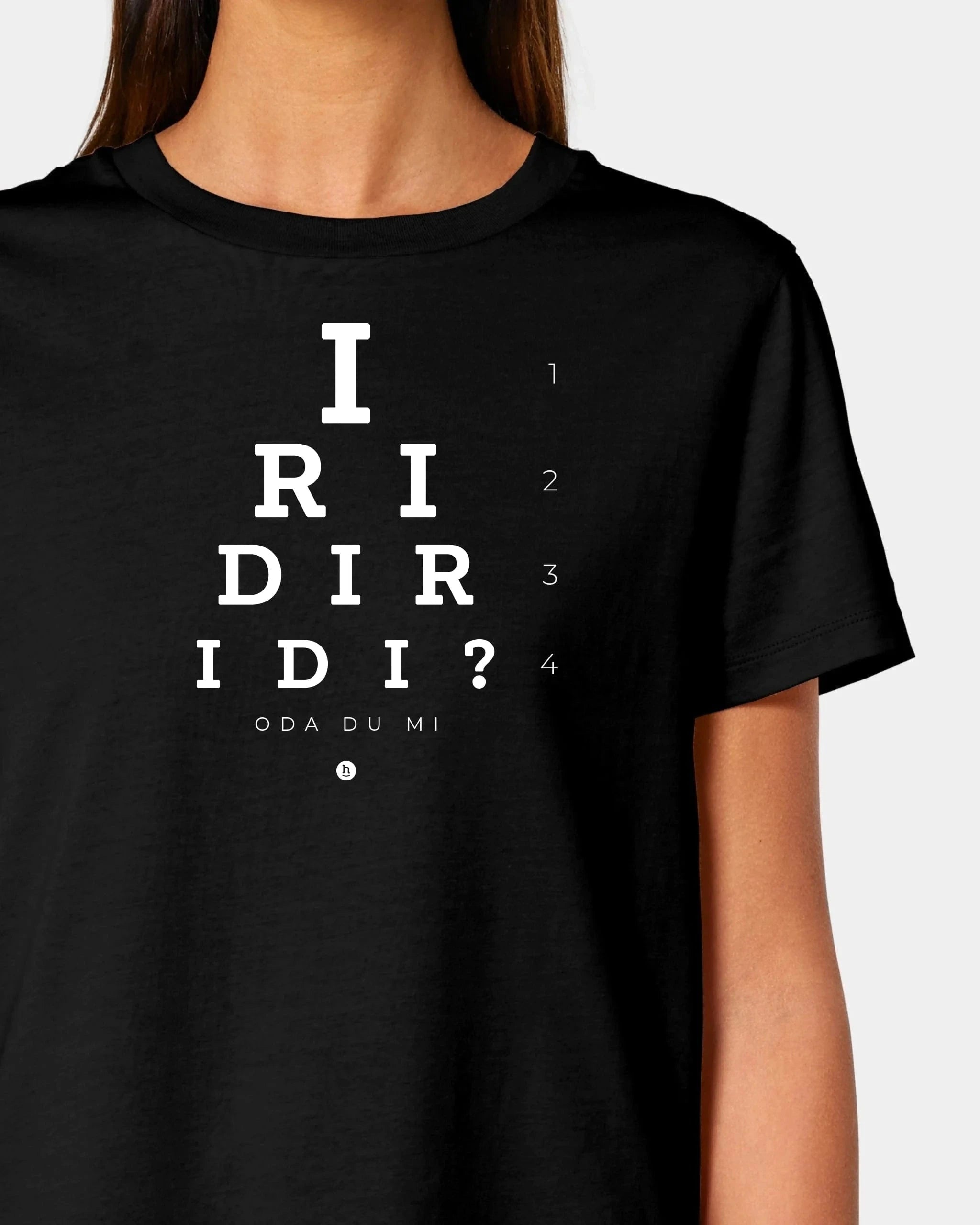 Schmidt Digitaldruck GmbH T-Shirt "Iridiridi" Damen / Schwarz / XS - aus nachhaltiger und fairer Produktion