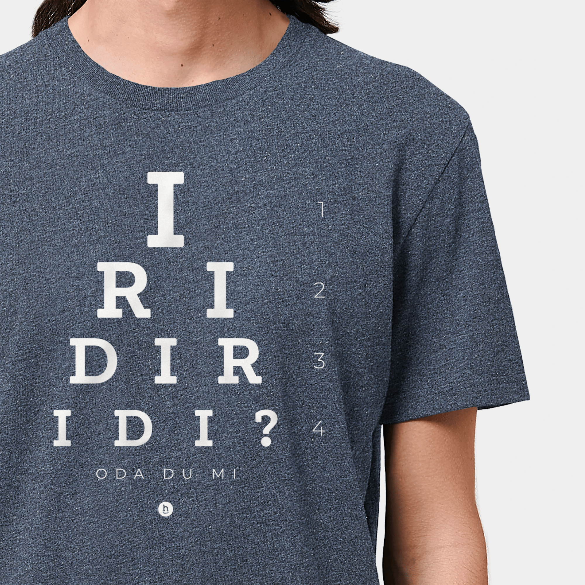 HEITER & LÄSSIG T-Shirt "Iridiridi" S / RE-navy - aus nachhaltiger und fairer Produktion