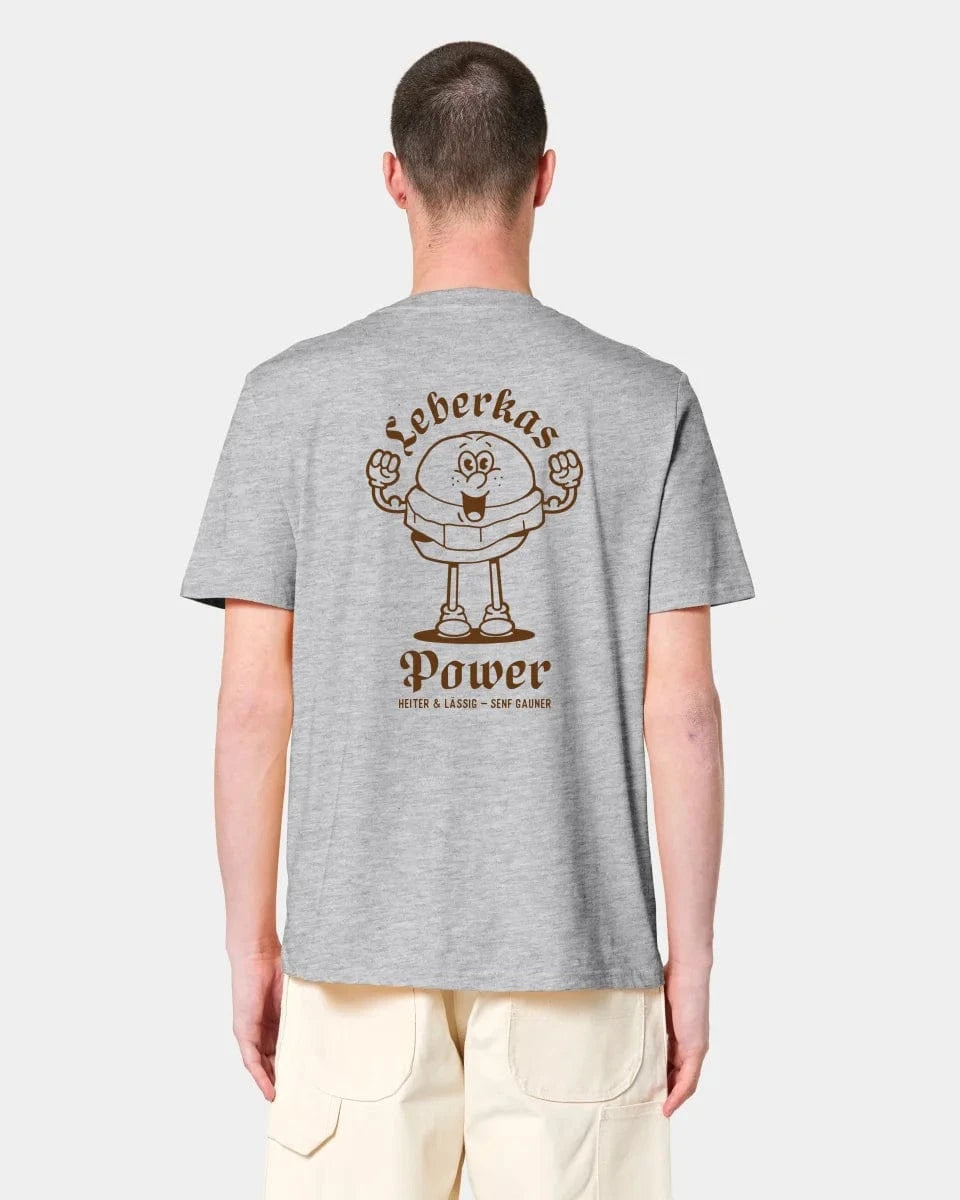 Schmidt Digitaldruck GmbH T-Shirt "Leberkas-Power" - aus nachhaltiger und fairer Produktion