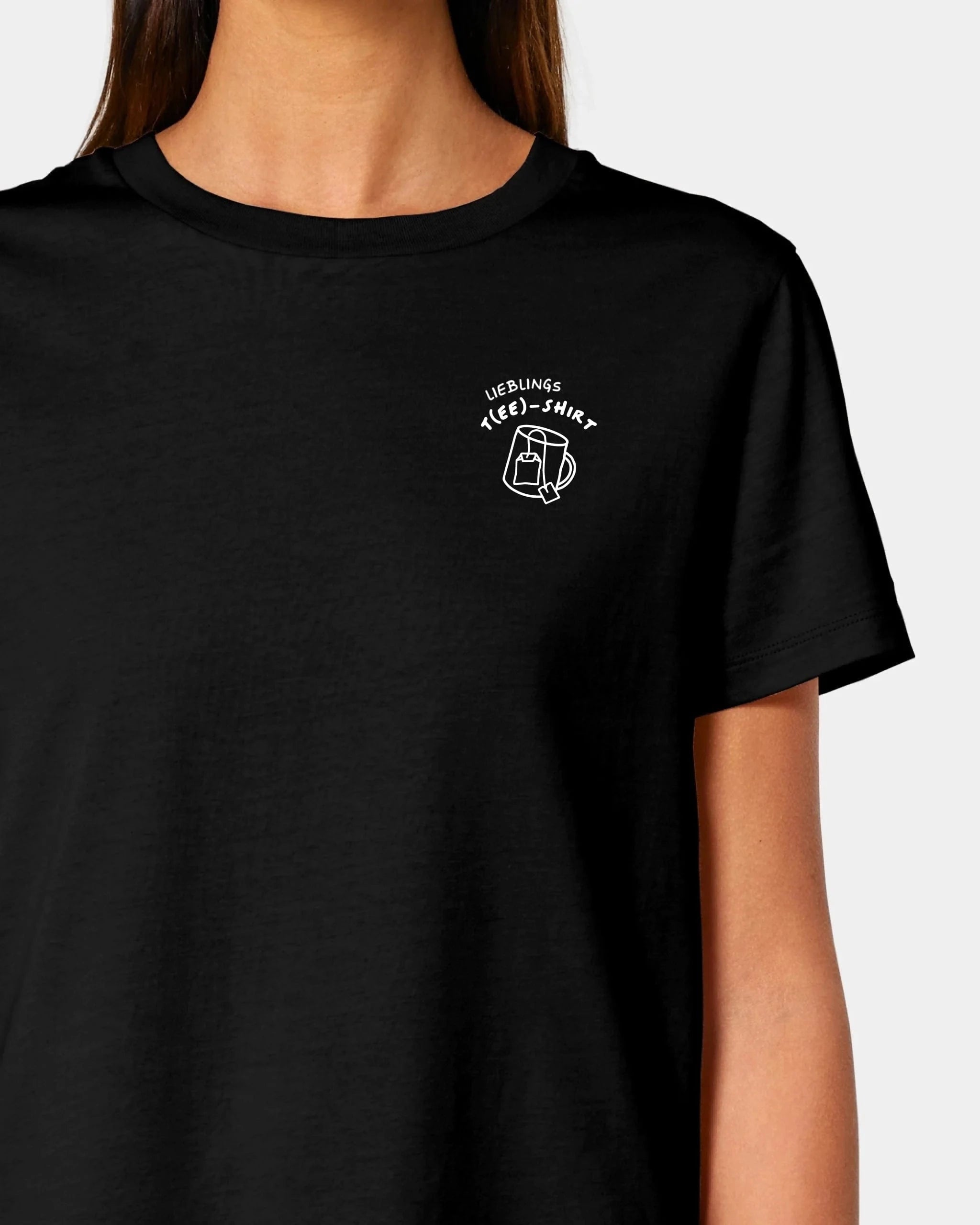 Schmidt Digitaldruck GmbH T-Shirt "lieblings T(EE)-Shirt" Damen / Schwarz / XS - aus nachhaltiger und fairer Produktion