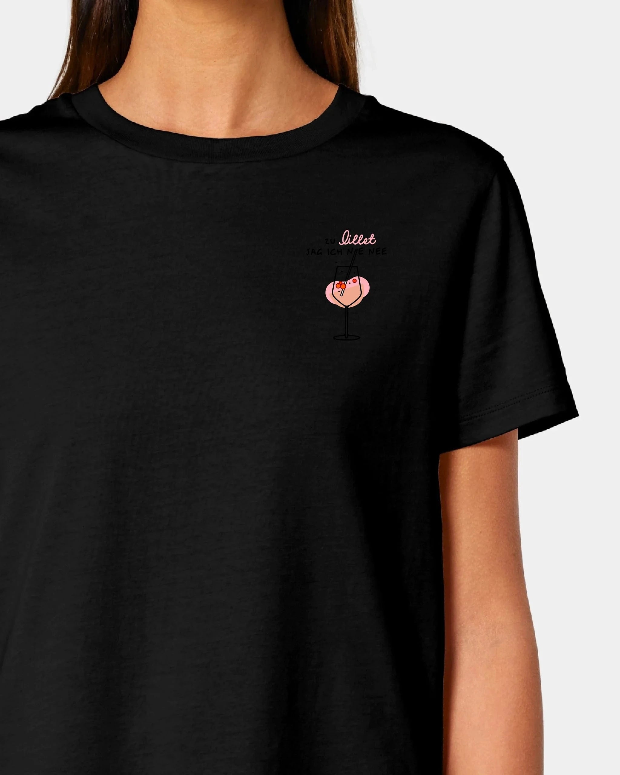 Schmidt Digitaldruck GmbH T-Shirt "Lillet" Damen / Schwarz / XS - aus nachhaltiger und fairer Produktion