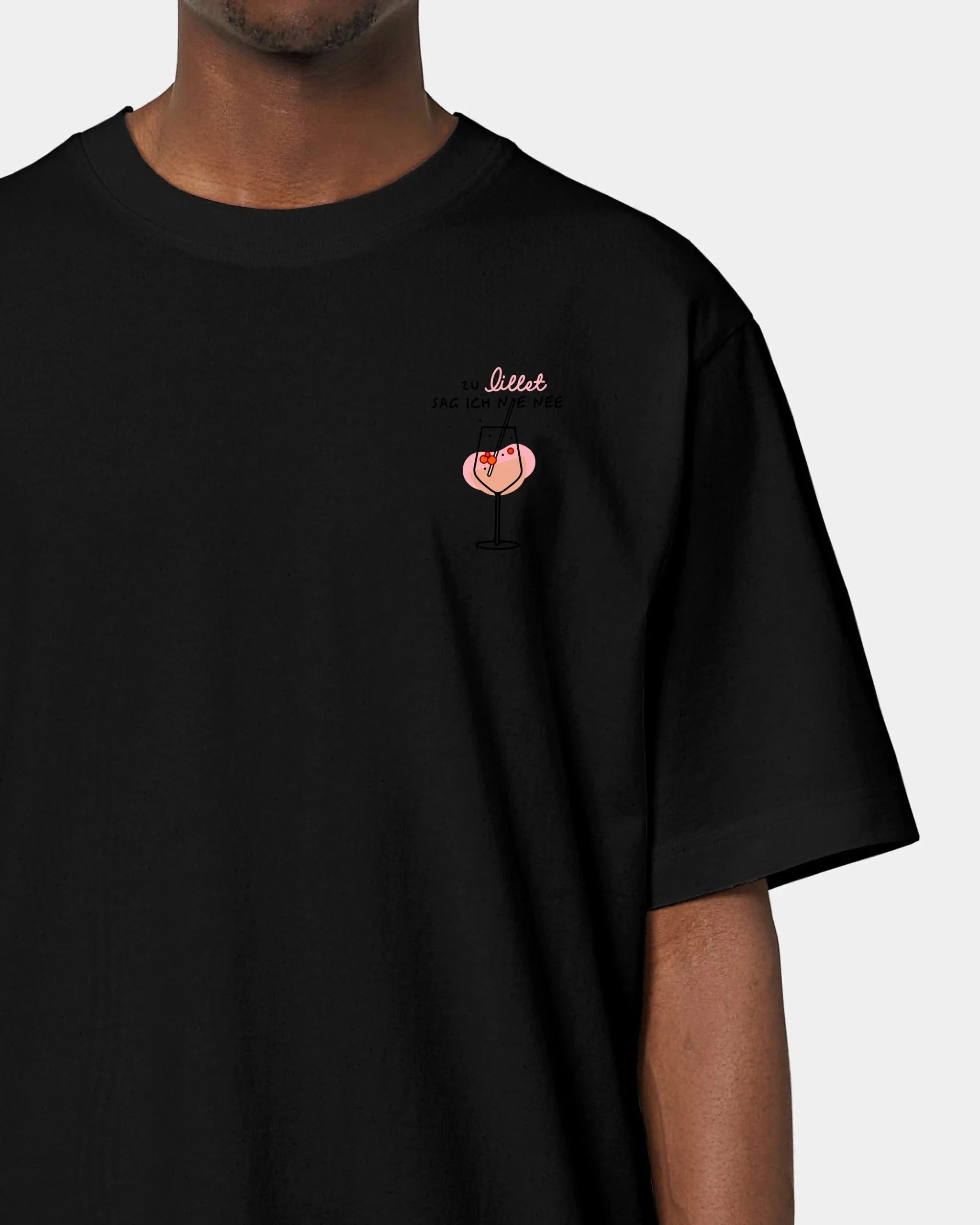 Schmidt Digitaldruck GmbH T-Shirt "Lillet" Oversized / Schwarz / XXS - aus nachhaltiger und fairer Produktion