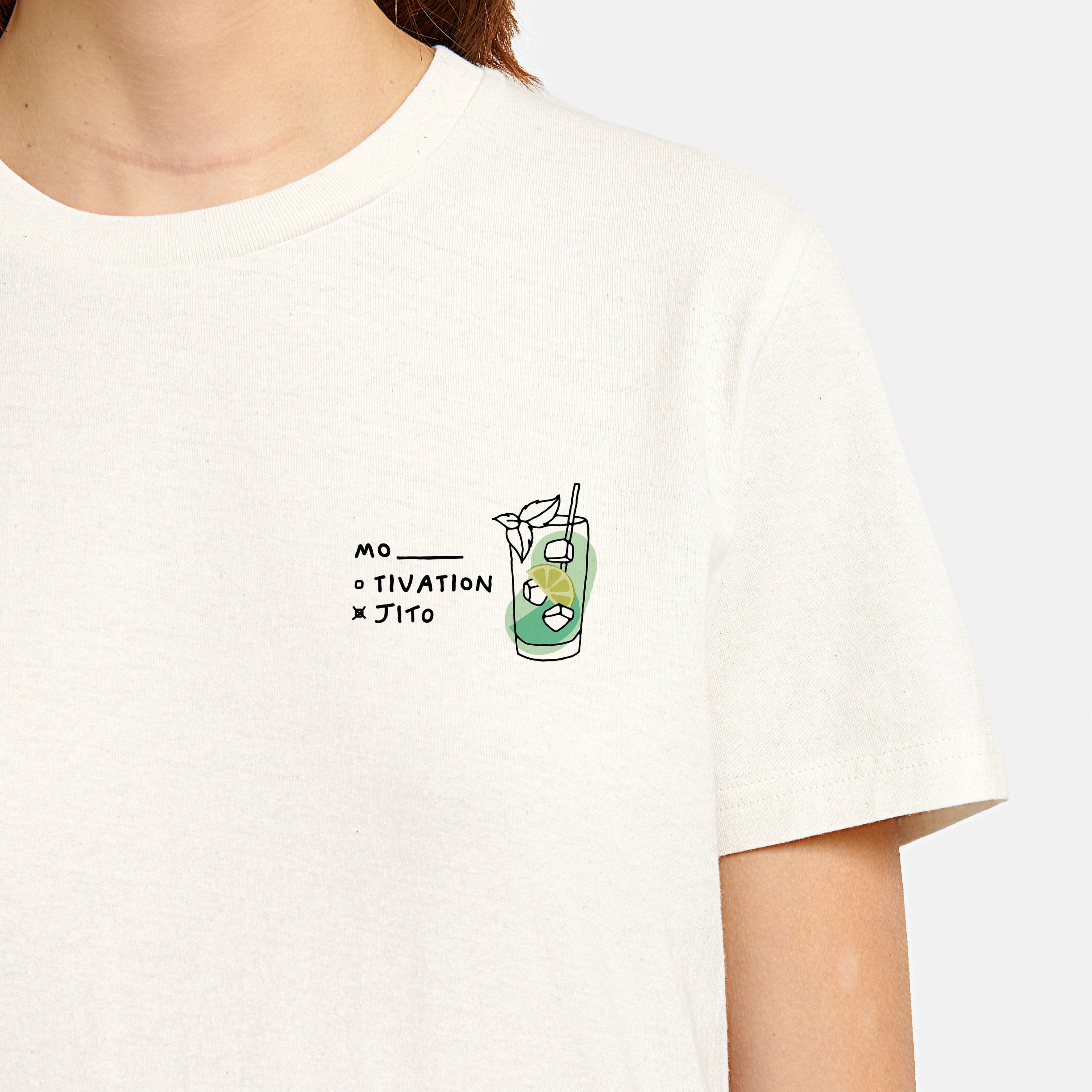 HEITER & LÄSSIG T-Shirt "Mojito" XXS / RE-weiß - aus nachhaltiger und fairer Produktion
