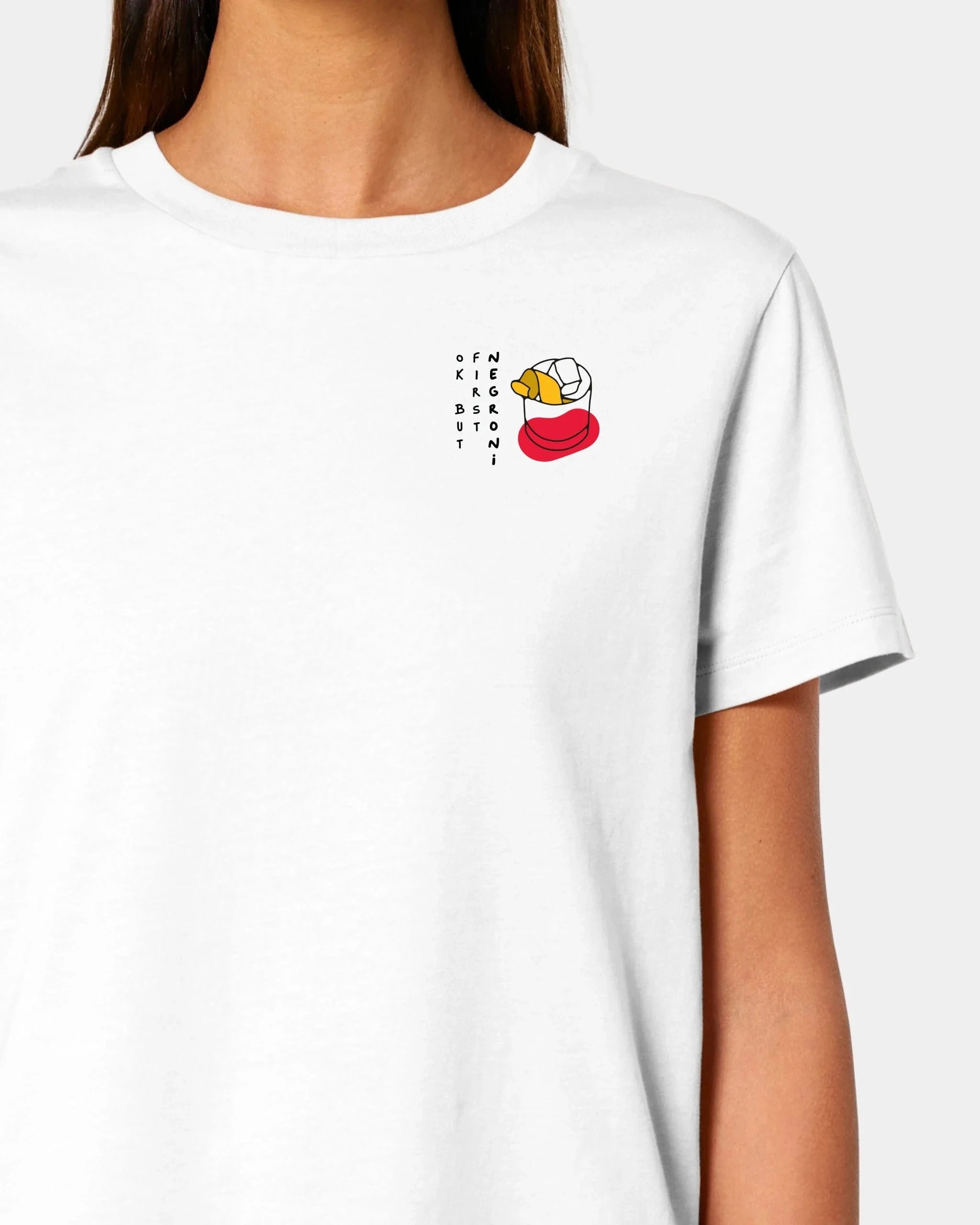 Schmidt Digitaldruck GmbH T-Shirt "Negroni" Damen / Weiß / XS - aus nachhaltiger und fairer Produktion