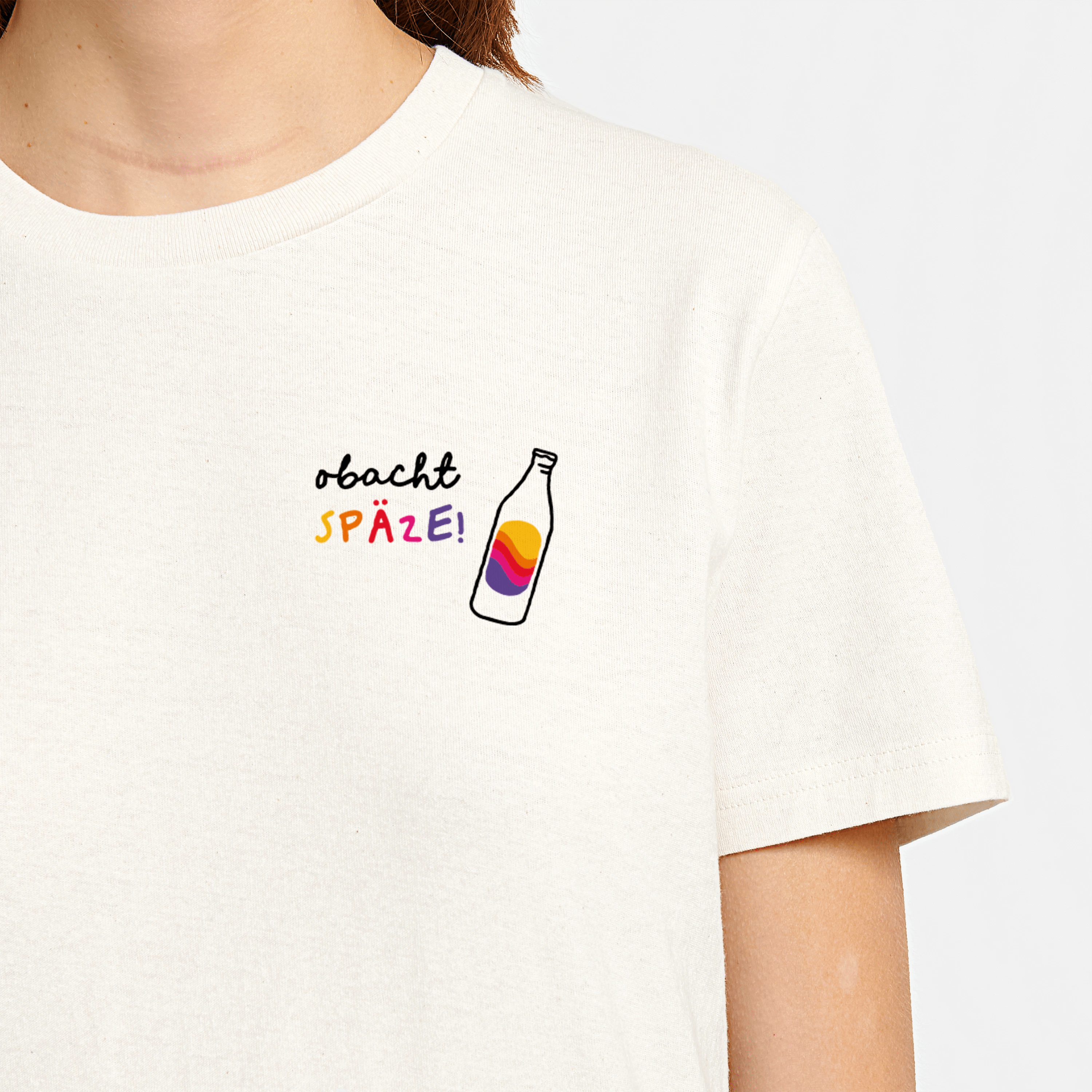HEITER & LÄSSIG T-Shirt "Späze" XXS / RE-weiß - aus nachhaltiger und fairer Produktion