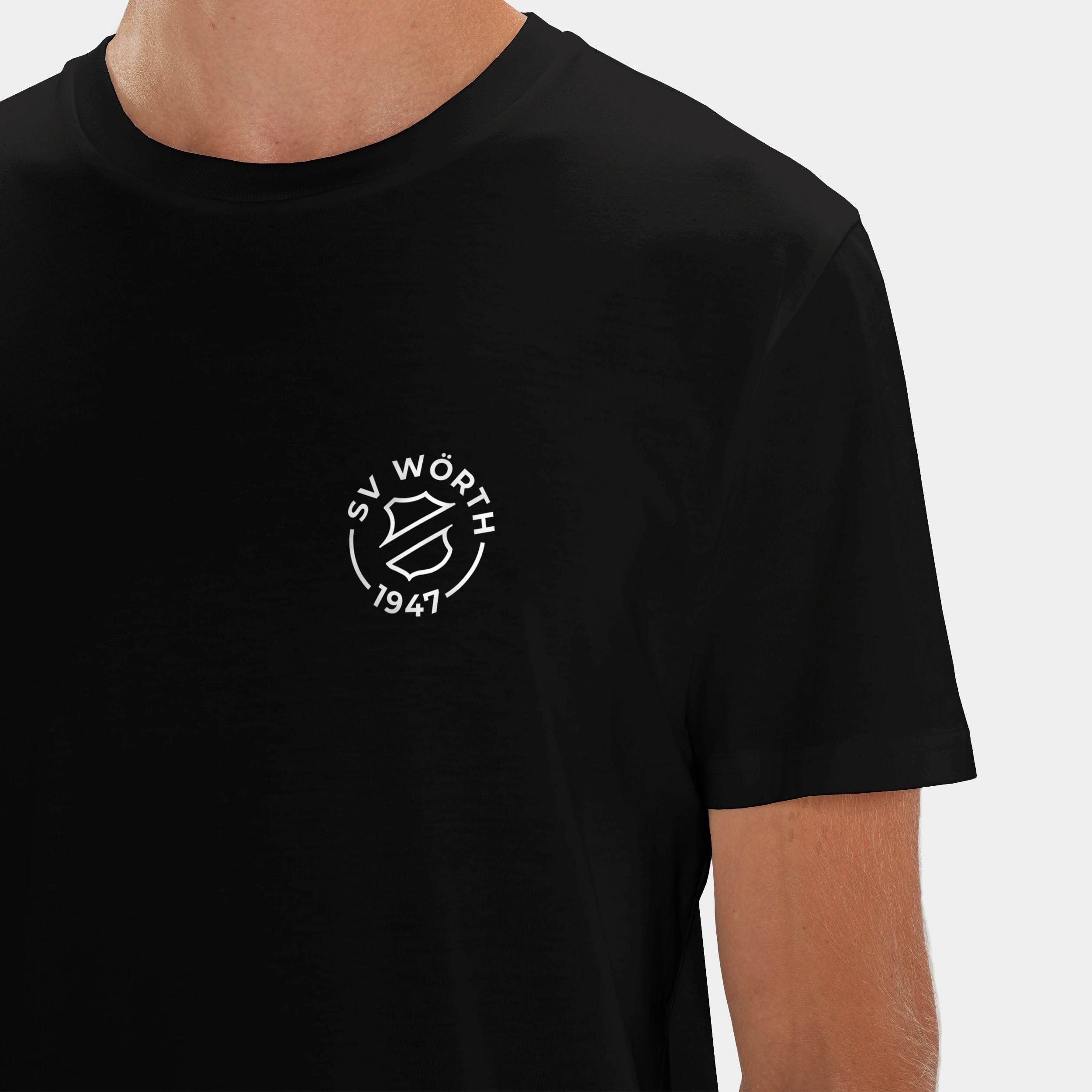 HEITER & LÄSSIG T-Shirt "SV Wörth" XXS / schwarz - aus nachhaltiger und fairer Produktion