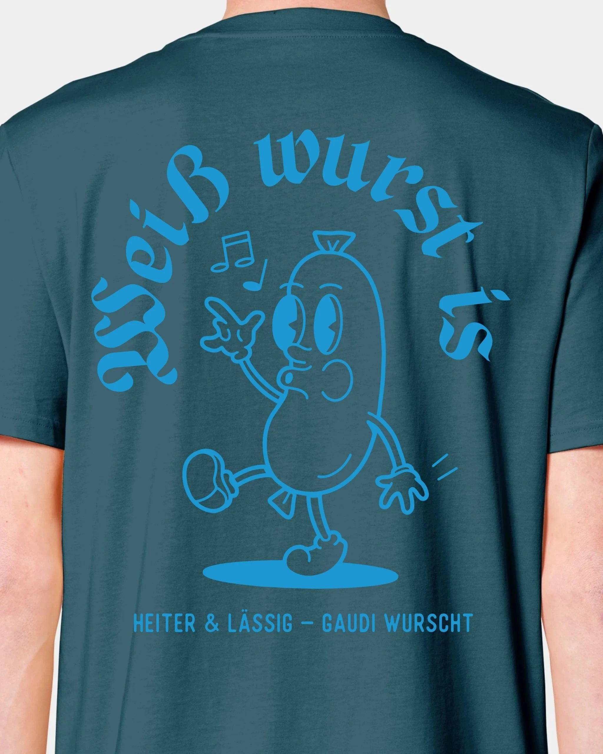 Schmidt Digitaldruck GmbH T-Shirt "Weißwurst" Unisex / Stargazer / XXS - aus nachhaltiger und fairer Produktion