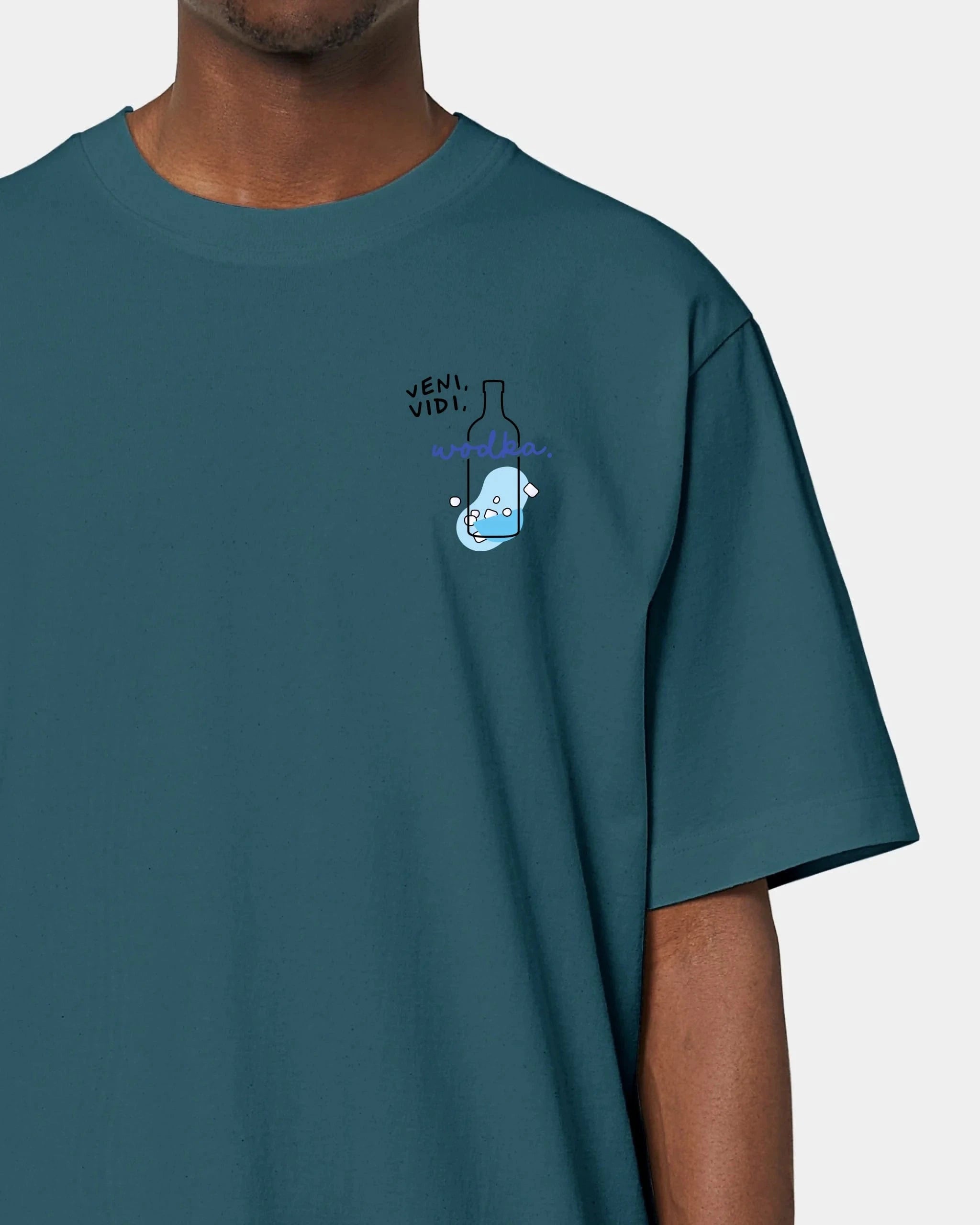 Schmidt Digitaldruck GmbH T-Shirt "Wodka" Oversized / Stargazer / XXS - aus nachhaltiger und fairer Produktion