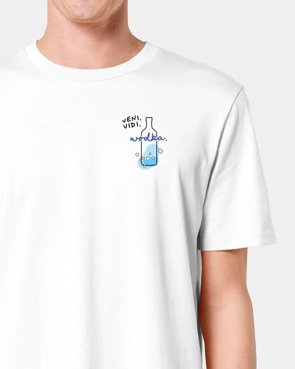 Schmidt Digitaldruck GmbH T-Shirt "Wodka" Unisex / Weiß / XXS - aus nachhaltiger und fairer Produktion