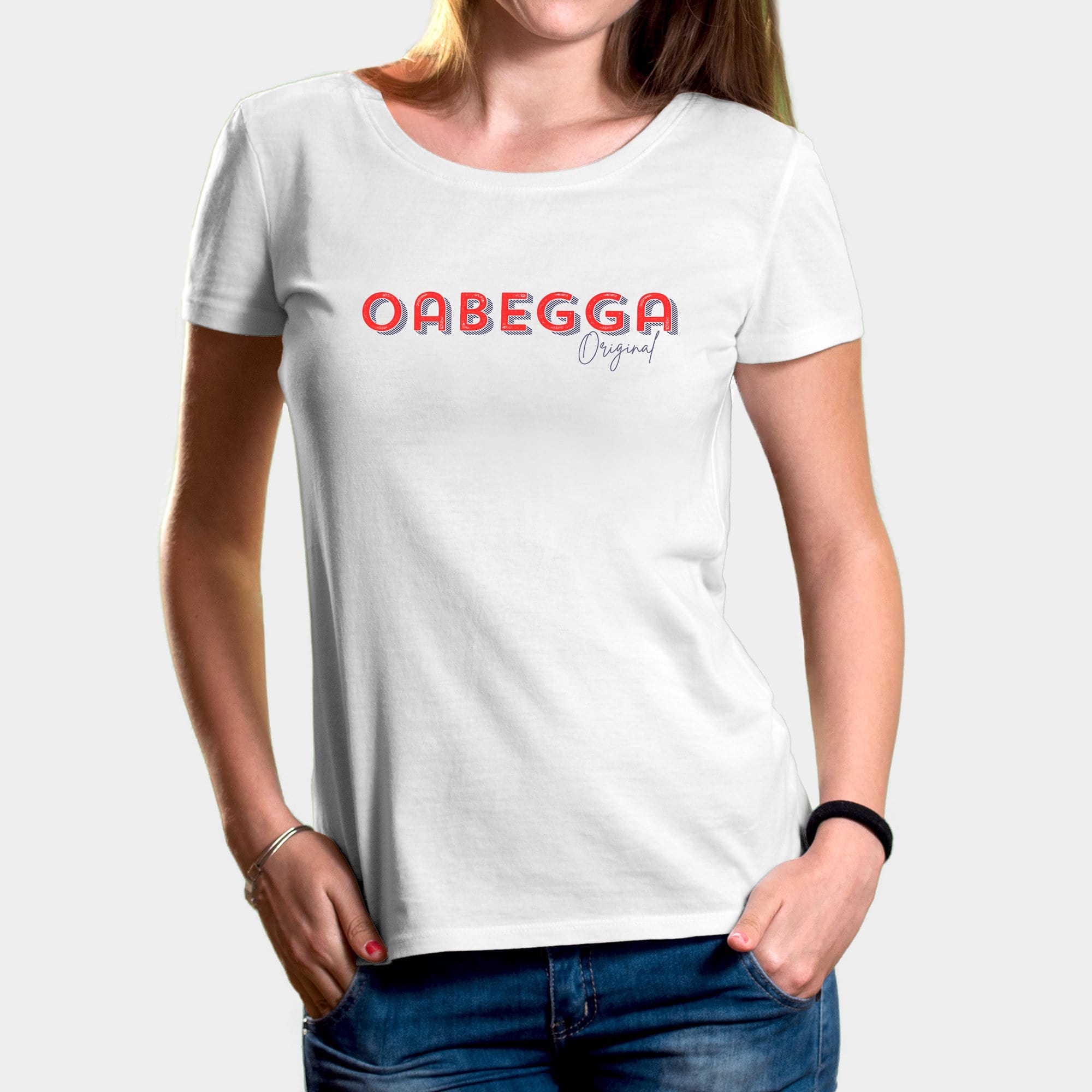 Projekt Damen-T-Shirt "Oabegga Original" XS / weiß - aus nachhaltiger und fairer Produktion