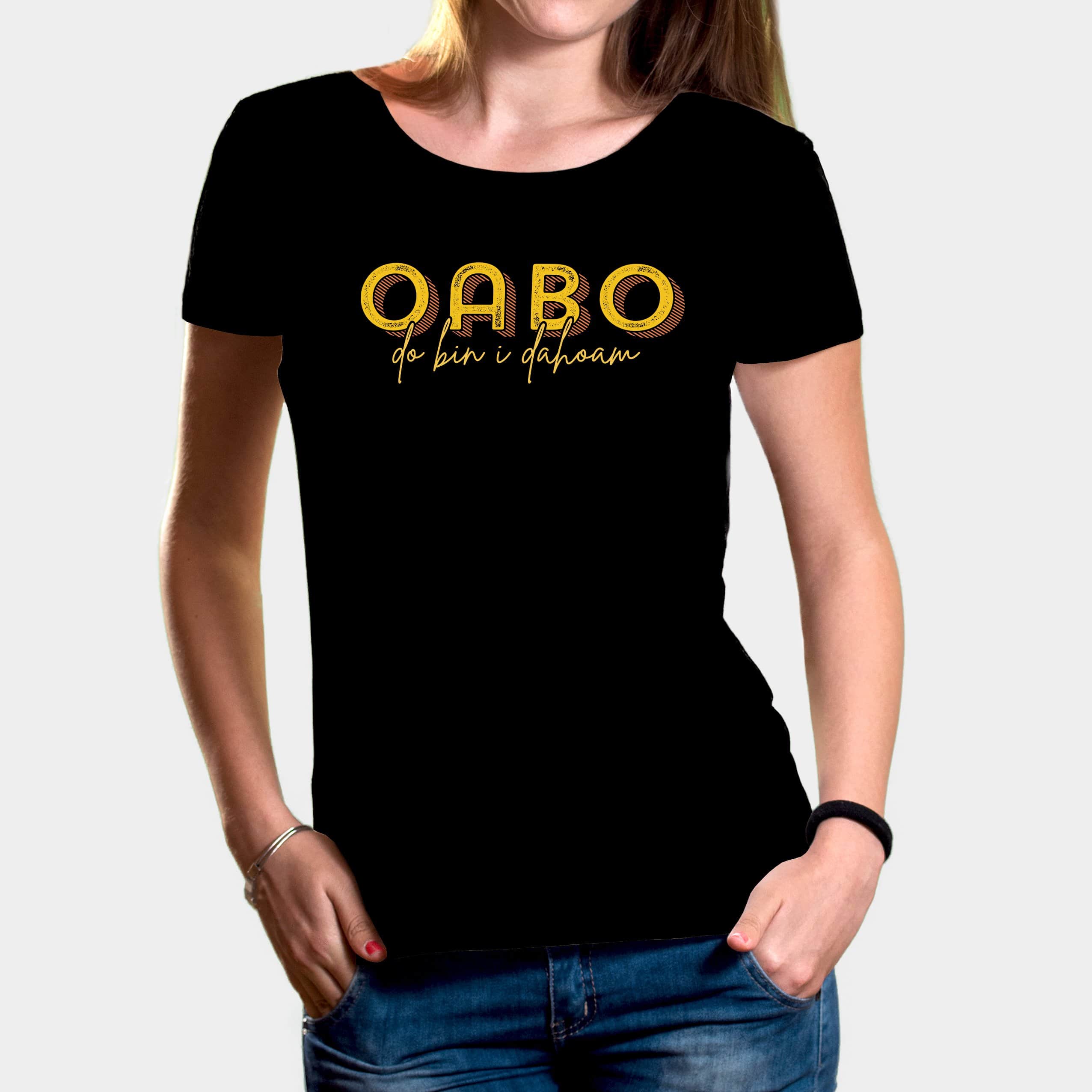 Projekt Damen-T-Shirt "Oabo" XS / schwarz - aus nachhaltiger und fairer Produktion