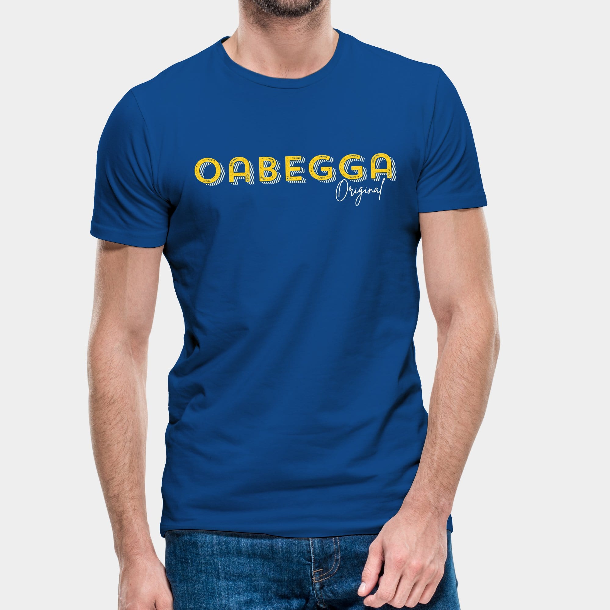 Projekt Herren-T-Shirt "Oabegga Original" S / royalblau - aus nachhaltiger und fairer Produktion