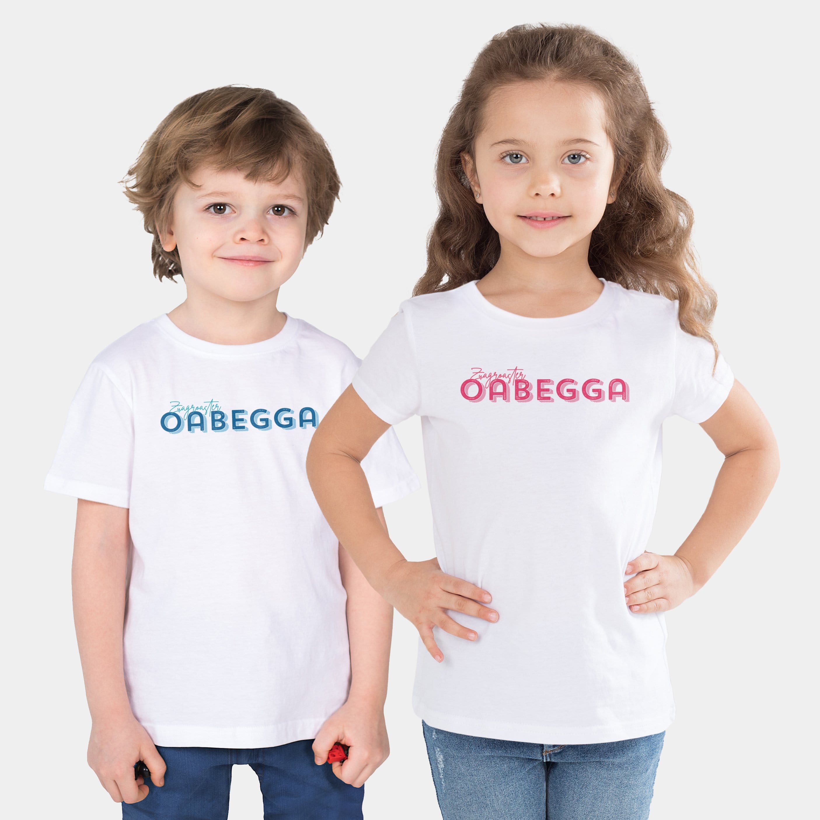 HEITER & LÄSSIG Kinder-T-Shirt "Zuagroaster Oabegga" 92/98 / weiß - aus nachhaltiger und fairer Produktion