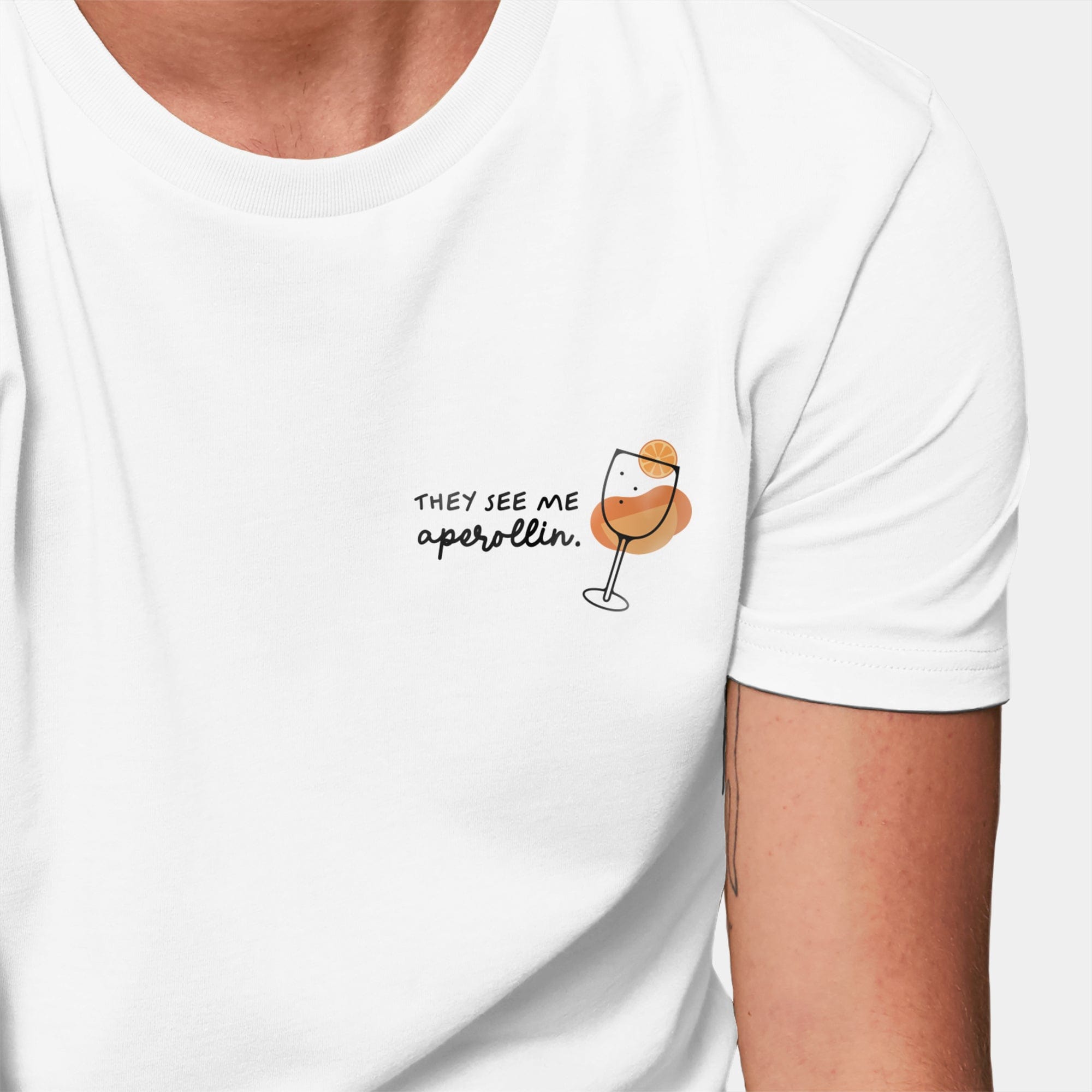 HEITER & LÄSSIG T-Shirt "Aperollin" S / weiß - aus nachhaltiger und fairer Produktion