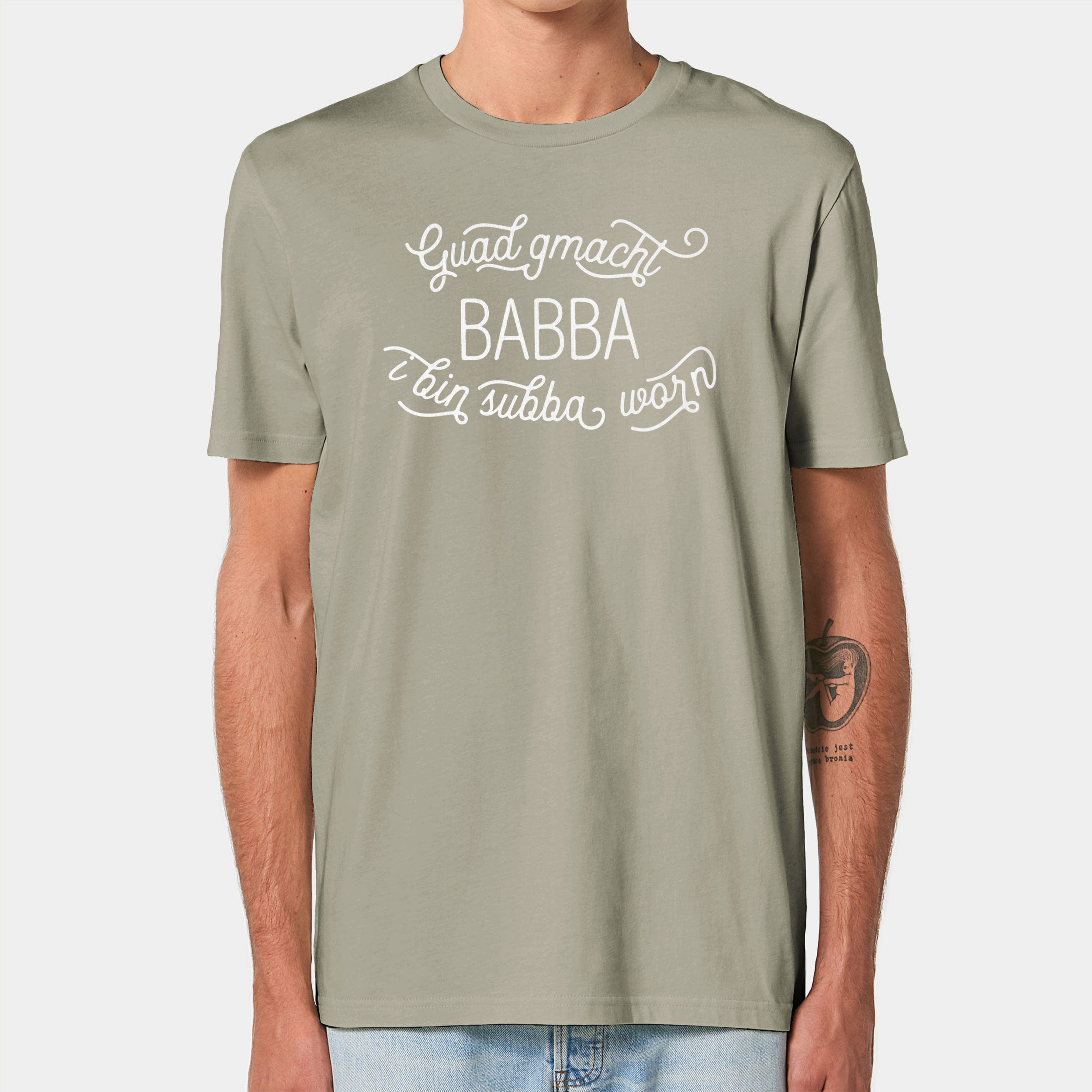 HEITER & LÄSSIG T-Shirt "Guad gmacht Babba" - aus nachhaltiger und fairer Produktion