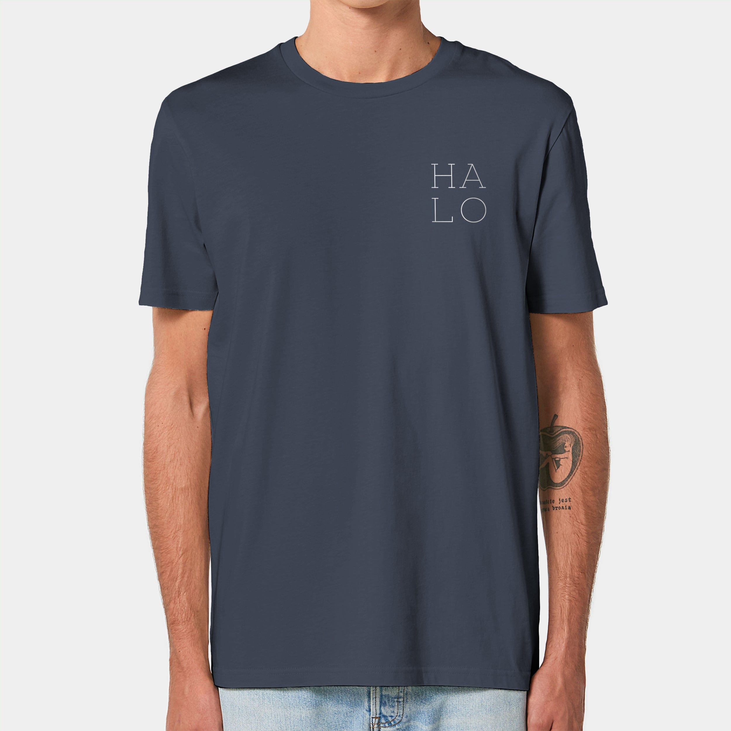 HEITER & LÄSSIG T-Shirt "HALO" XXS / india ink grey - aus nachhaltiger und fairer Produktion