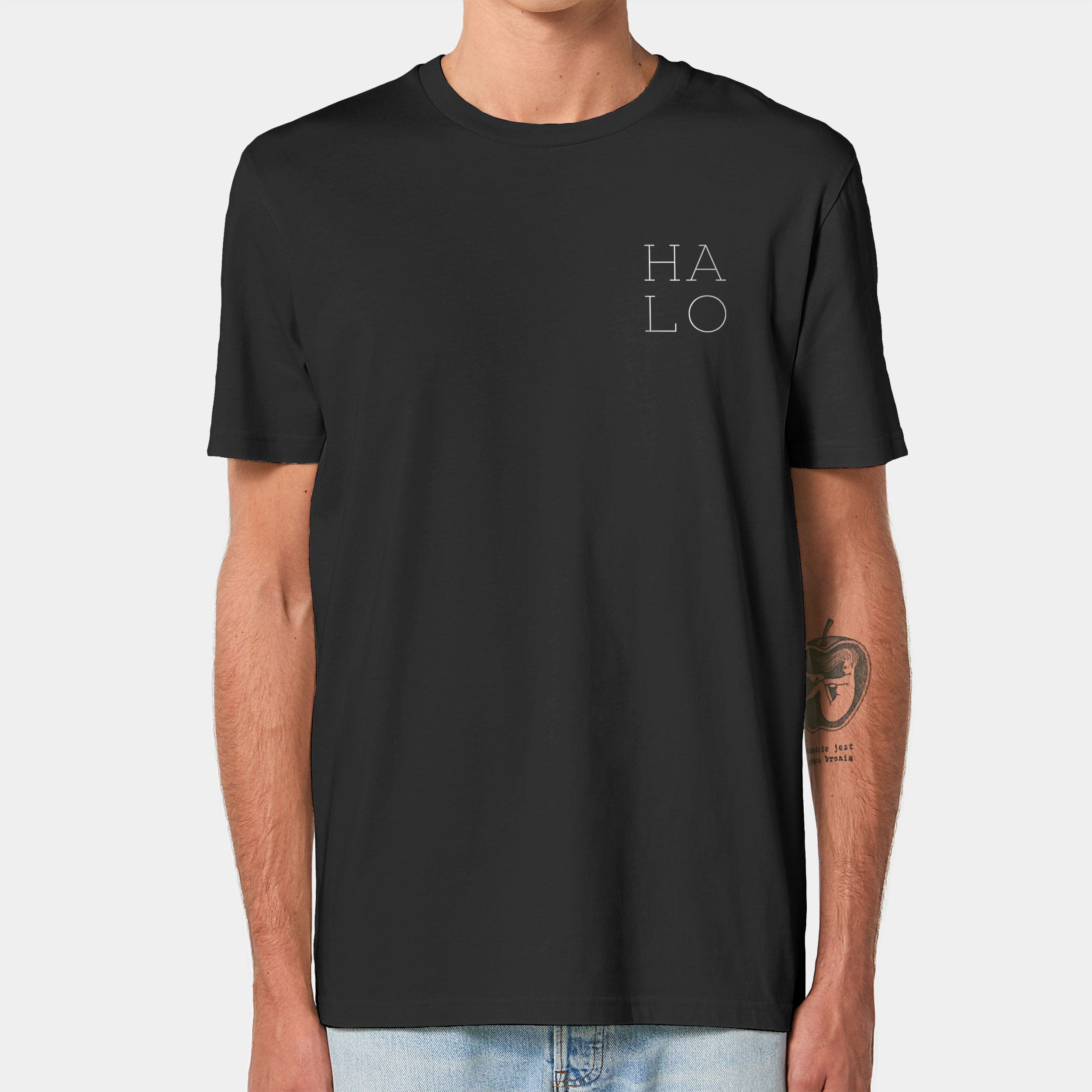 HEITER & LÄSSIG T-Shirt "HALO" XXS / schwarz - aus nachhaltiger und fairer Produktion