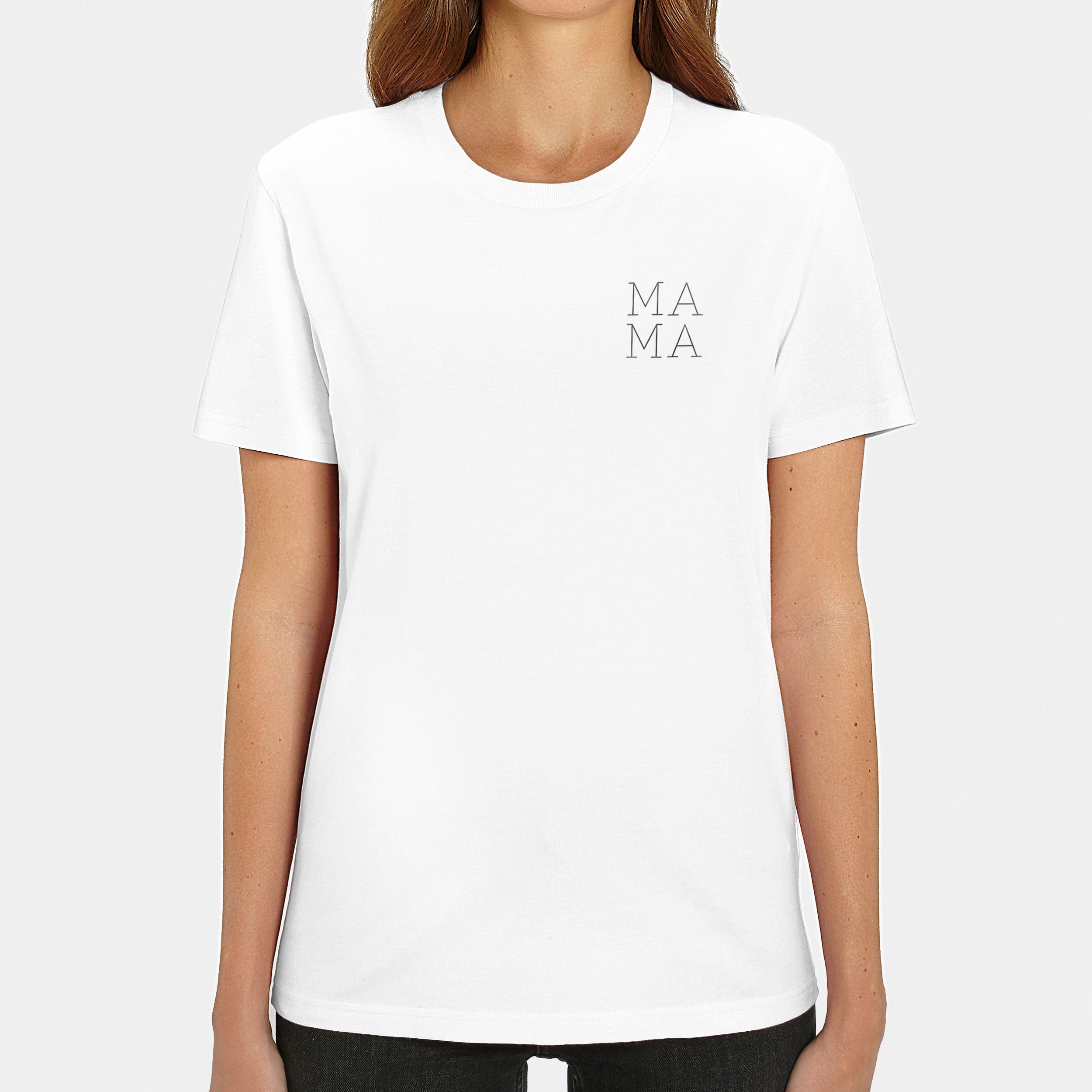 HEITER & LÄSSIG T-Shirt "Mama" XXS / weiß - aus nachhaltiger und fairer Produktion