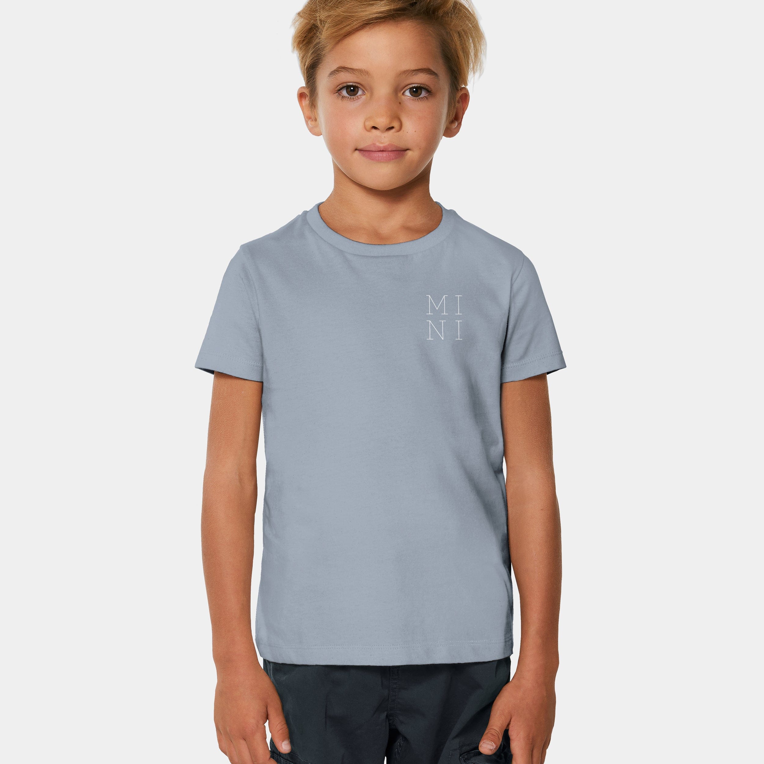 HEITER & LÄSSIG T-Shirt "MINI" 98/104 / serene blue - aus nachhaltiger und fairer Produktion