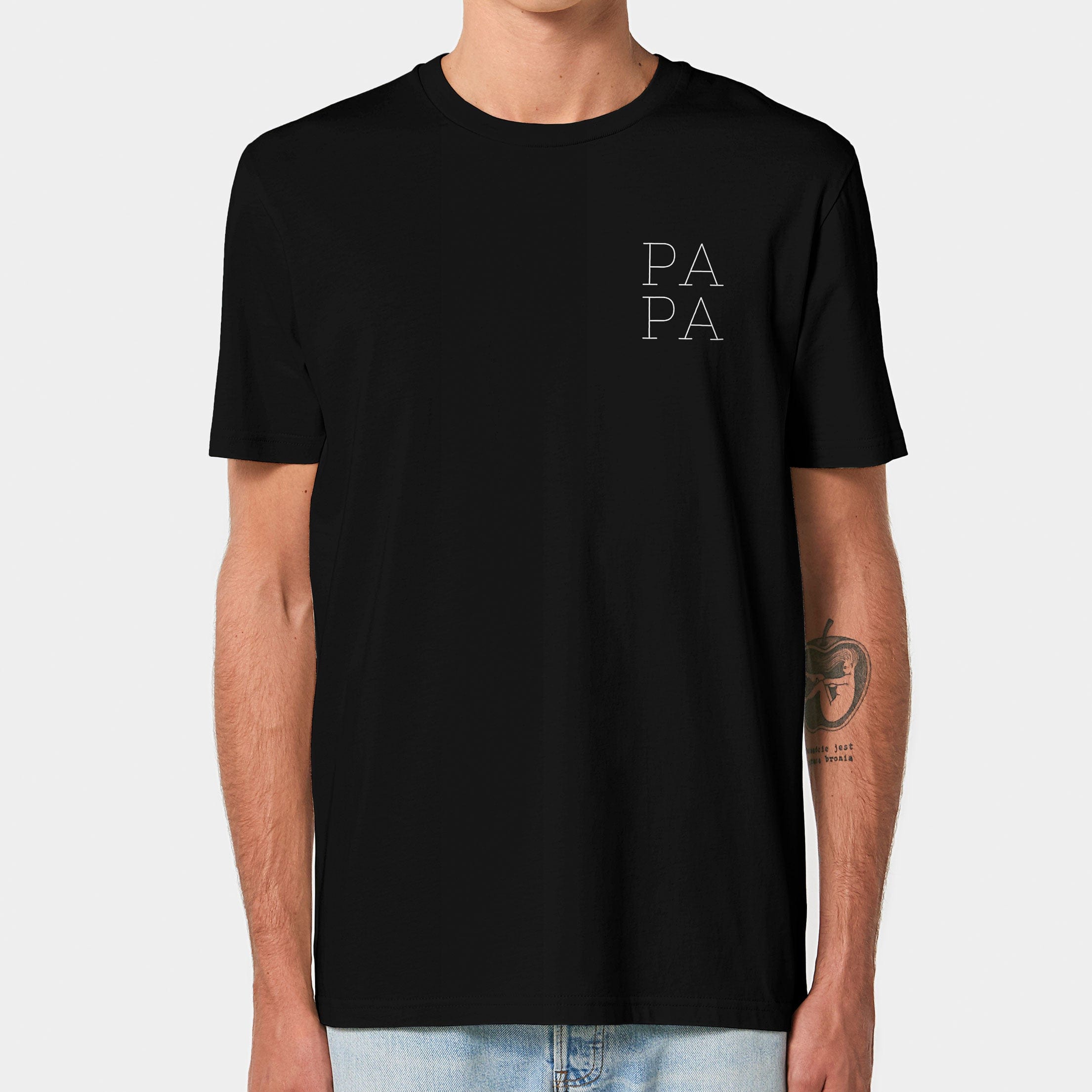 HEITER & LÄSSIG T-Shirt "Papa" S / schwarz - aus nachhaltiger und fairer Produktion